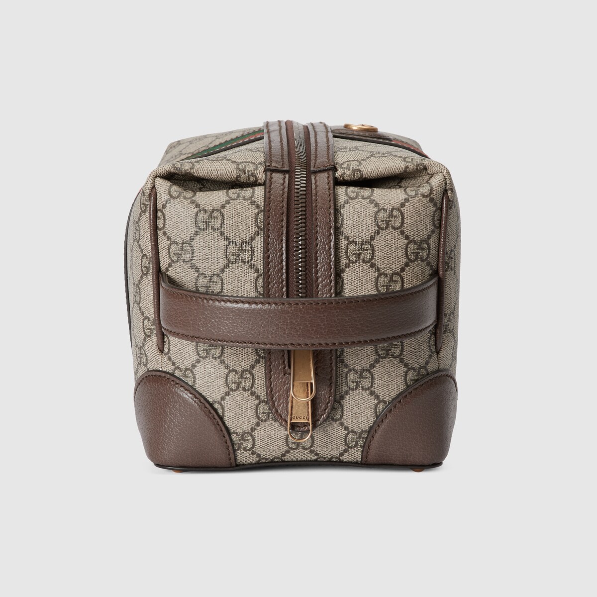 Gucci Savoy toiletry case in beige and ebony Supreme GUCCI® GR
