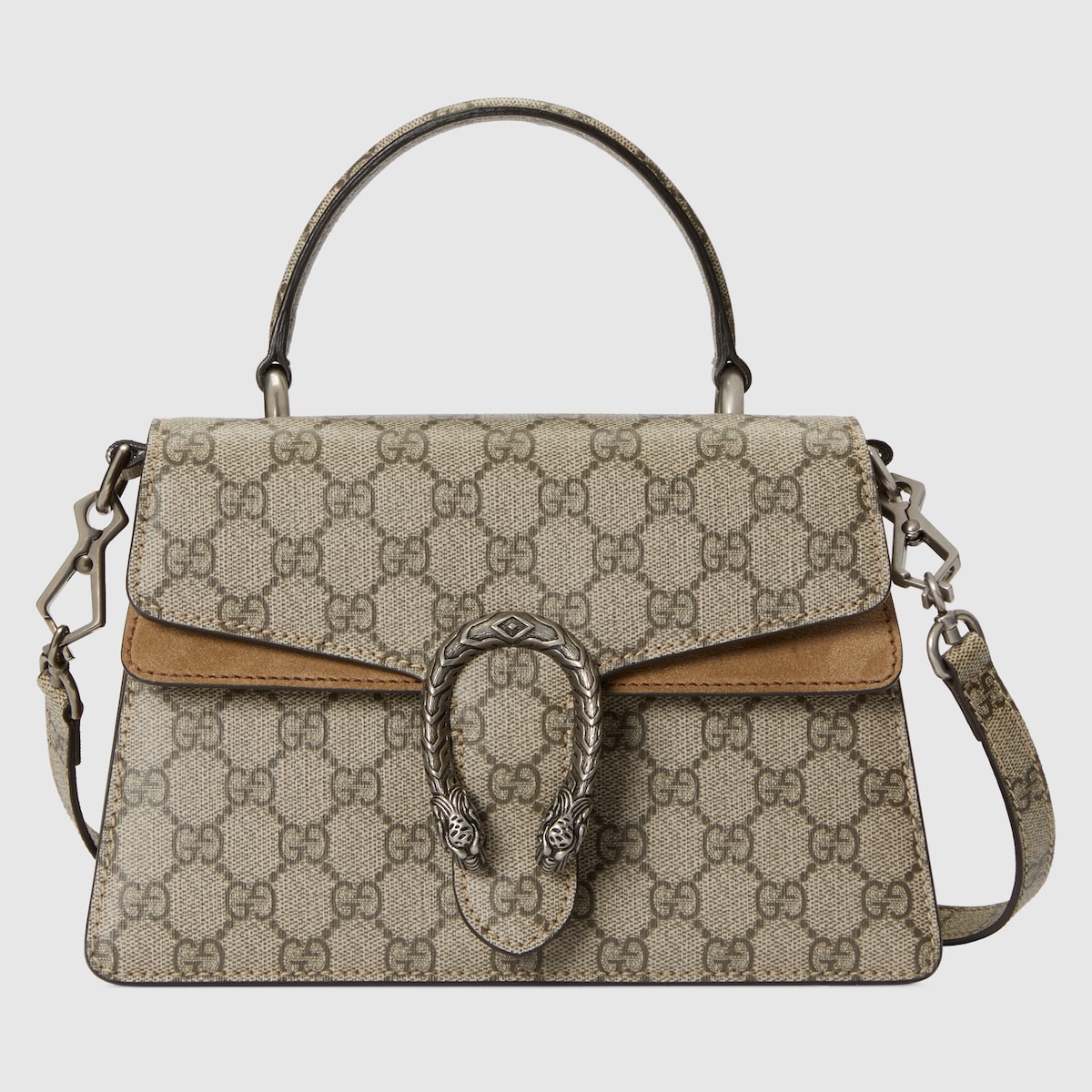 Dionysus small top handle bag in beige and ebony Supreme GUCCI Canada