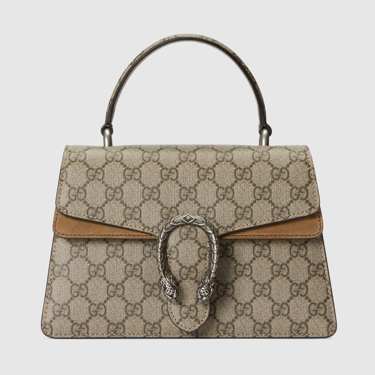 Dionysus small top handle bag in beige and ebony Supreme GUCCI Canada