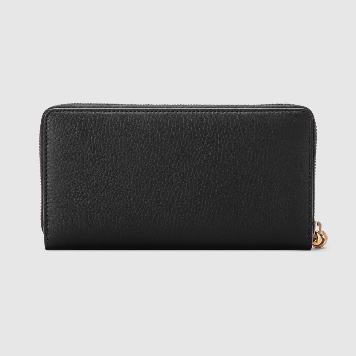 Gucci Women s Zip Around Wallet With Bamboo Black Wallets