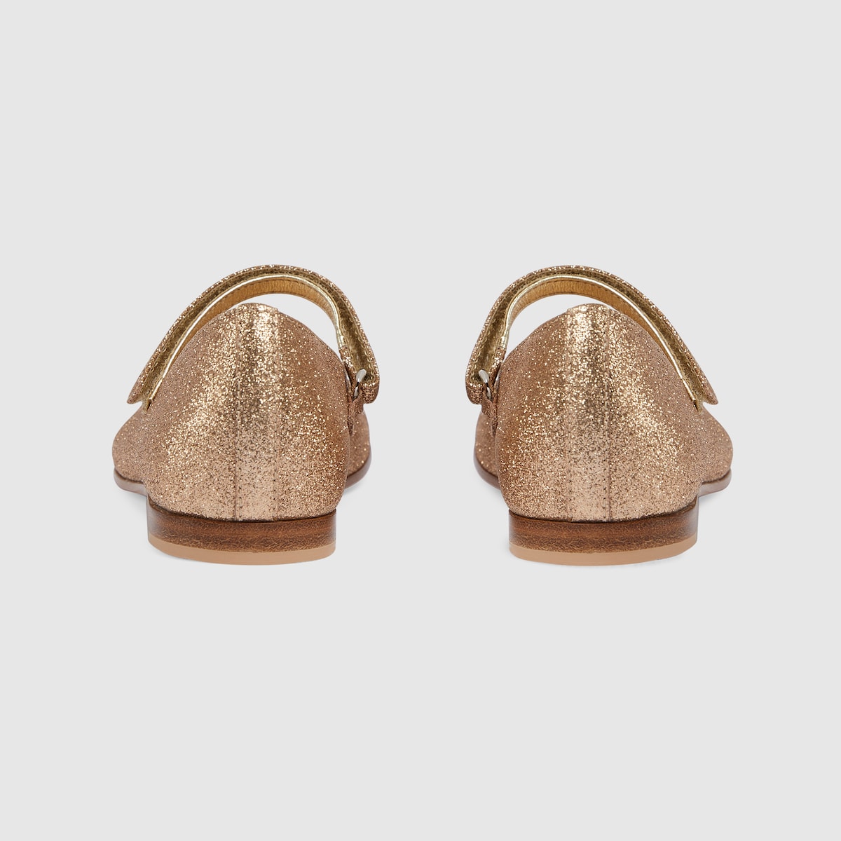 Children's ballet flat in beige leather | GUCCI® US