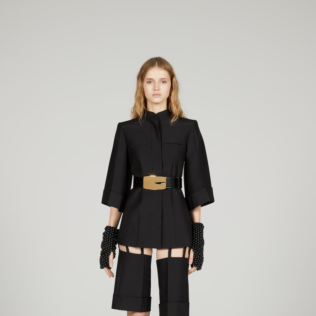 Soft wool silk jacket