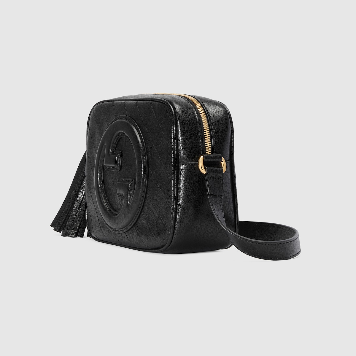 KW ®غوتشي ‎Gucci Blondie small shoulder bag in black leather