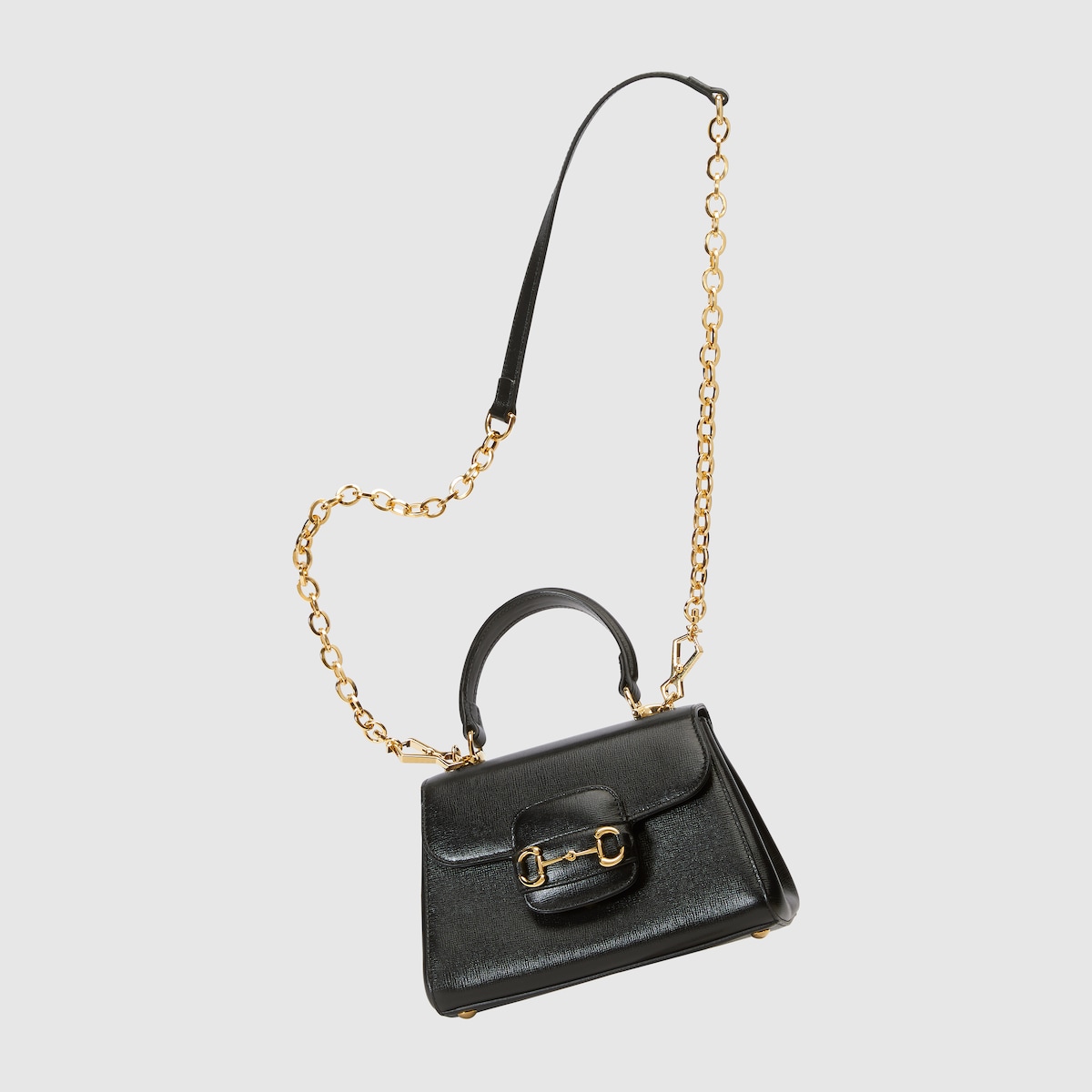 GUCCI ホスヒット1955ショルタハック 7641551DB0N 1000 Gucci Horsebit 1955 small shoulder bag in beige and ebony GG