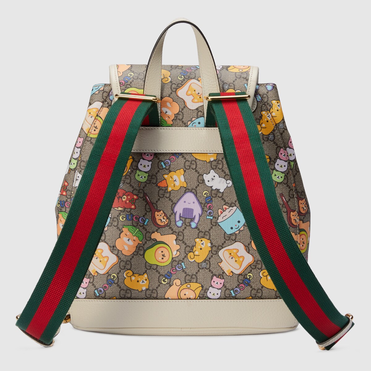 Gucci deals print backpack