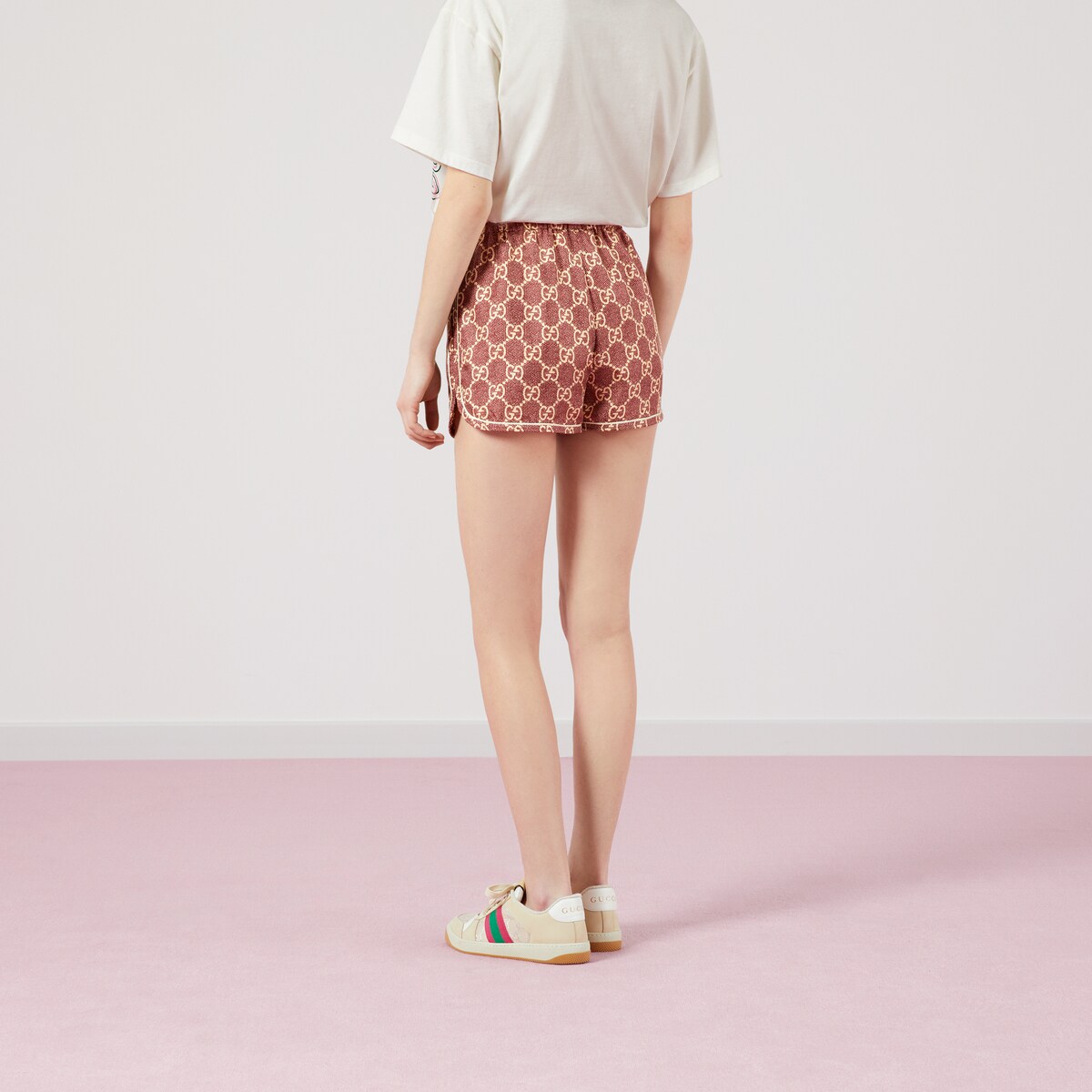 Gucci silk shorts on sale