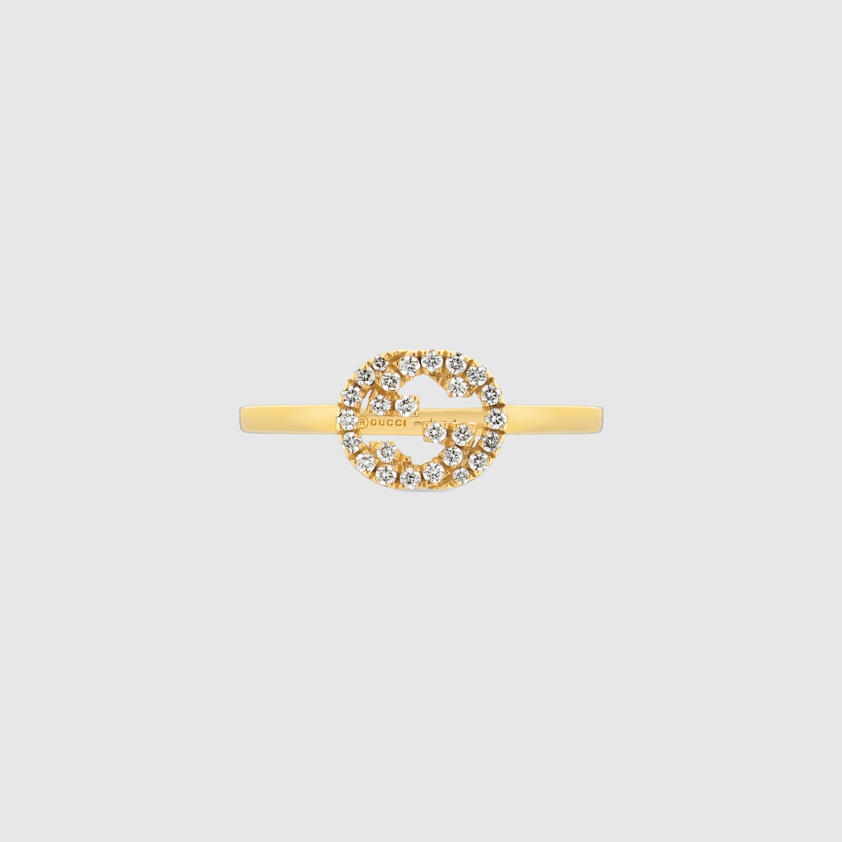 ユーズド品】GUCCI Open Square Ring ＊598