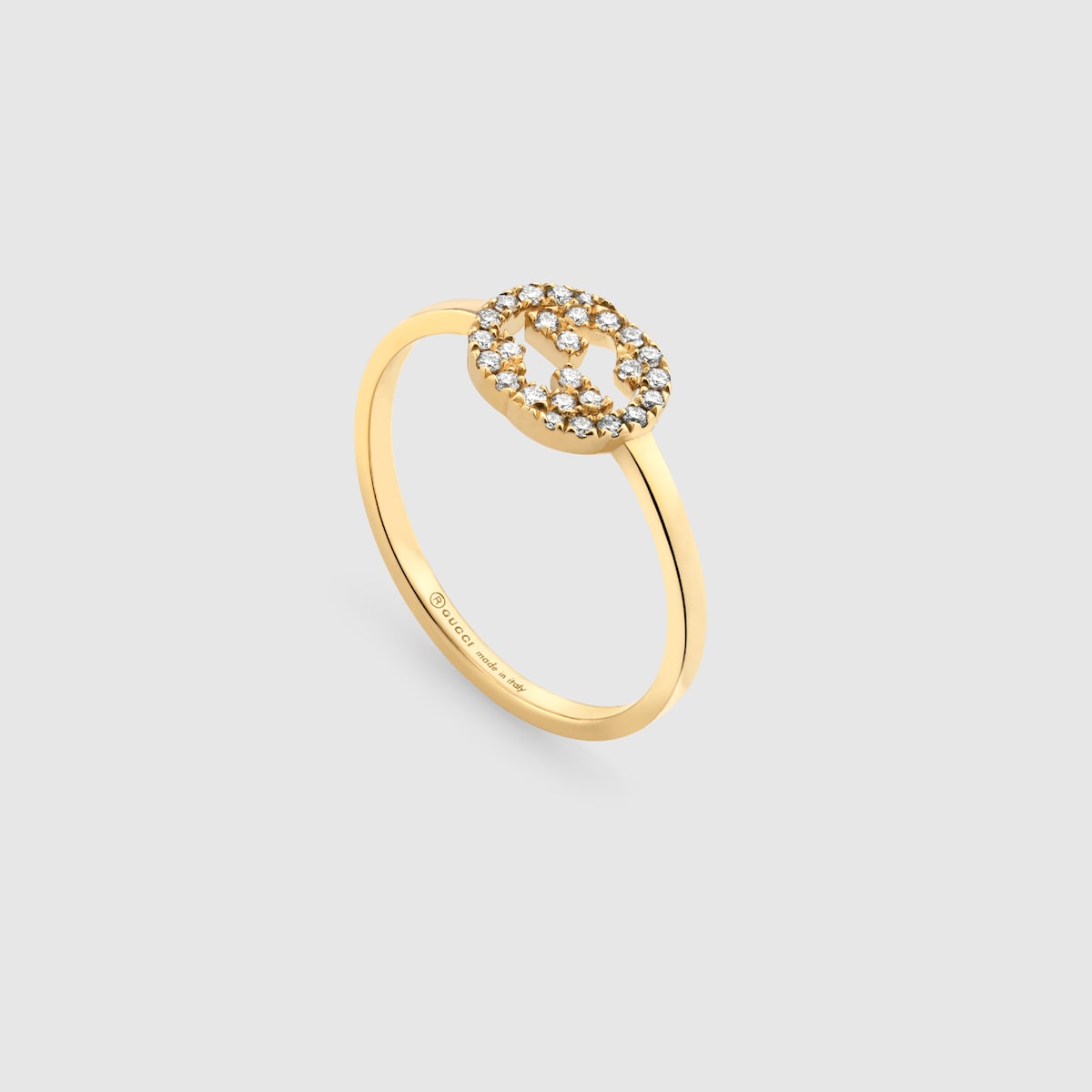 Gucci ring with diamonds discount