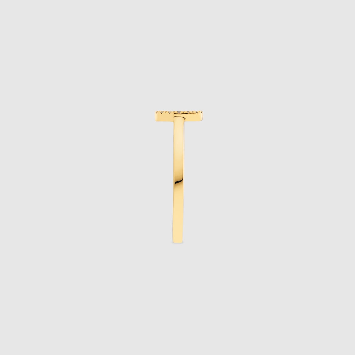 Gucci Interlocking diamond ring in 18k yellow gold | GUCCI® US