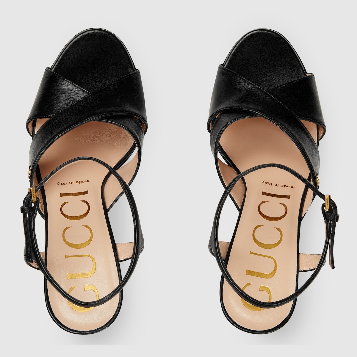 Sandales top plates gucci