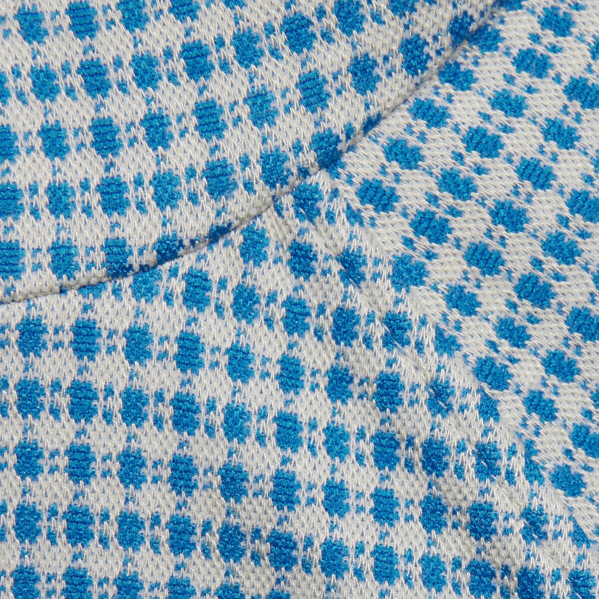 RARE WOOL AND JERSEY GINGHAM 70S DREAM