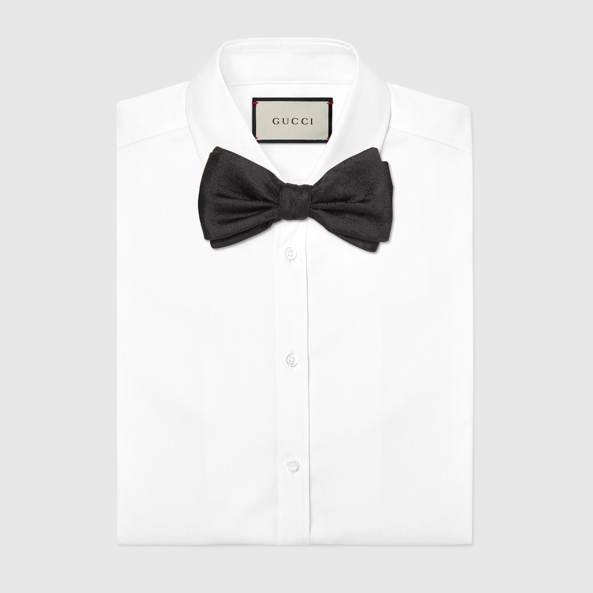 GUCCI Navy Silk Bow Tie main image 1