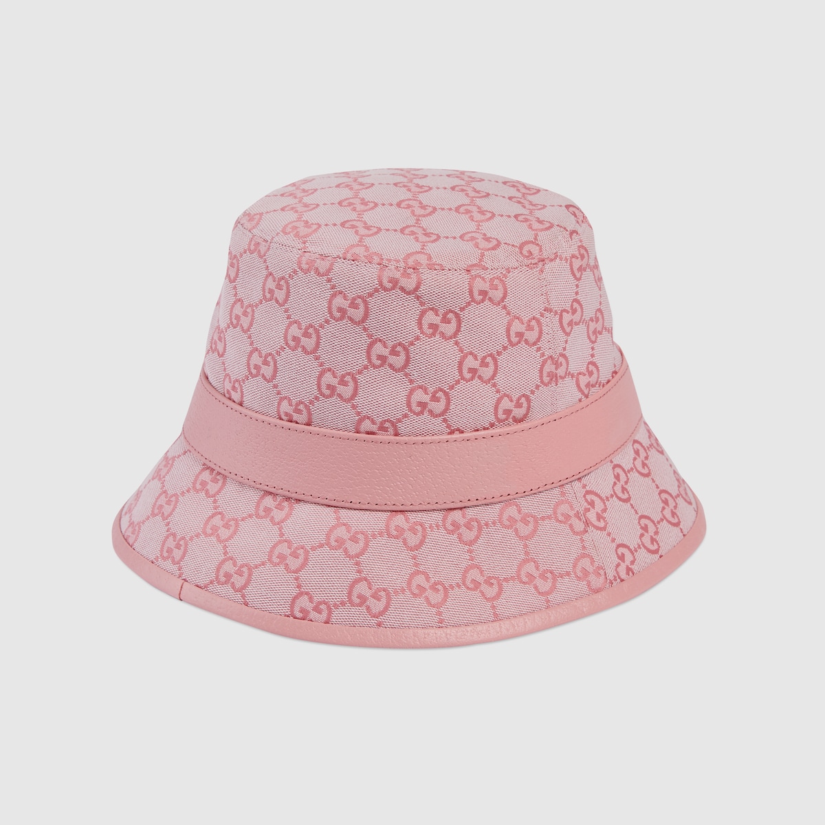 希少　GUCCI バケットハット　プリント　ビーチ　総柄　ホワイト　レッド　帽子 GGキャンバス バケットハット ・ピンク | GUCCI公式