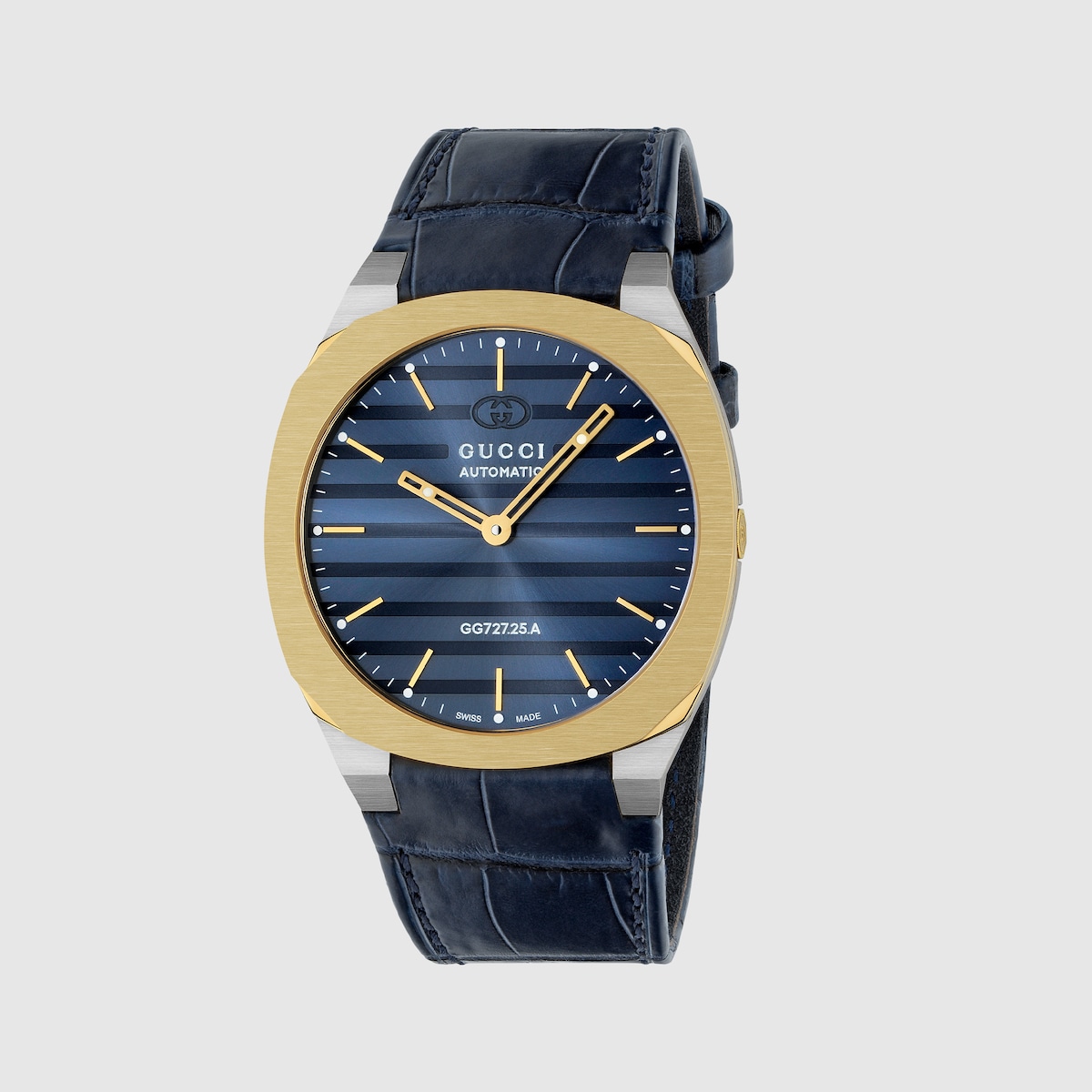 GUCCI 25H watch 40mm in blue alligator GUCCI AE