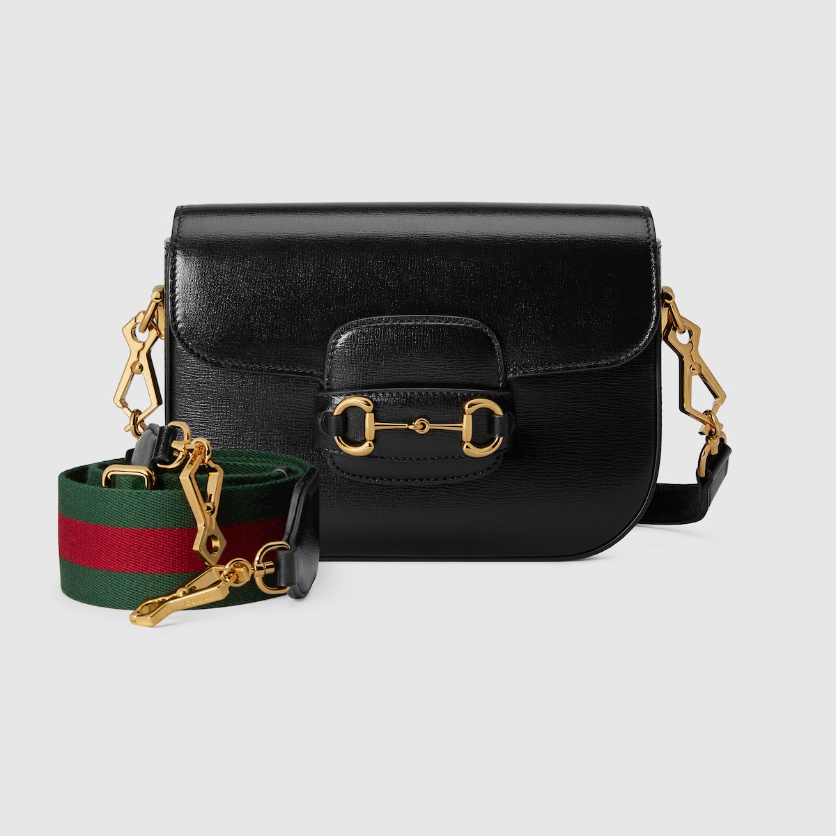 Gucci Horsebit 1955 mini shoulder bag in black leather GUCCI Canada