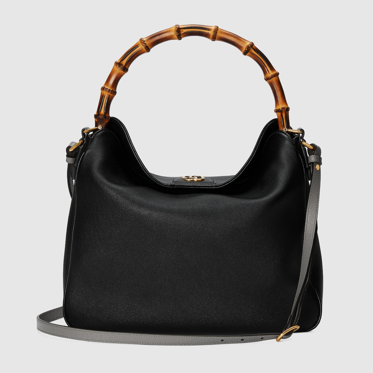 Gucci バッグ GG jumbo small crossbody bag in black leather | GUCCI® DE