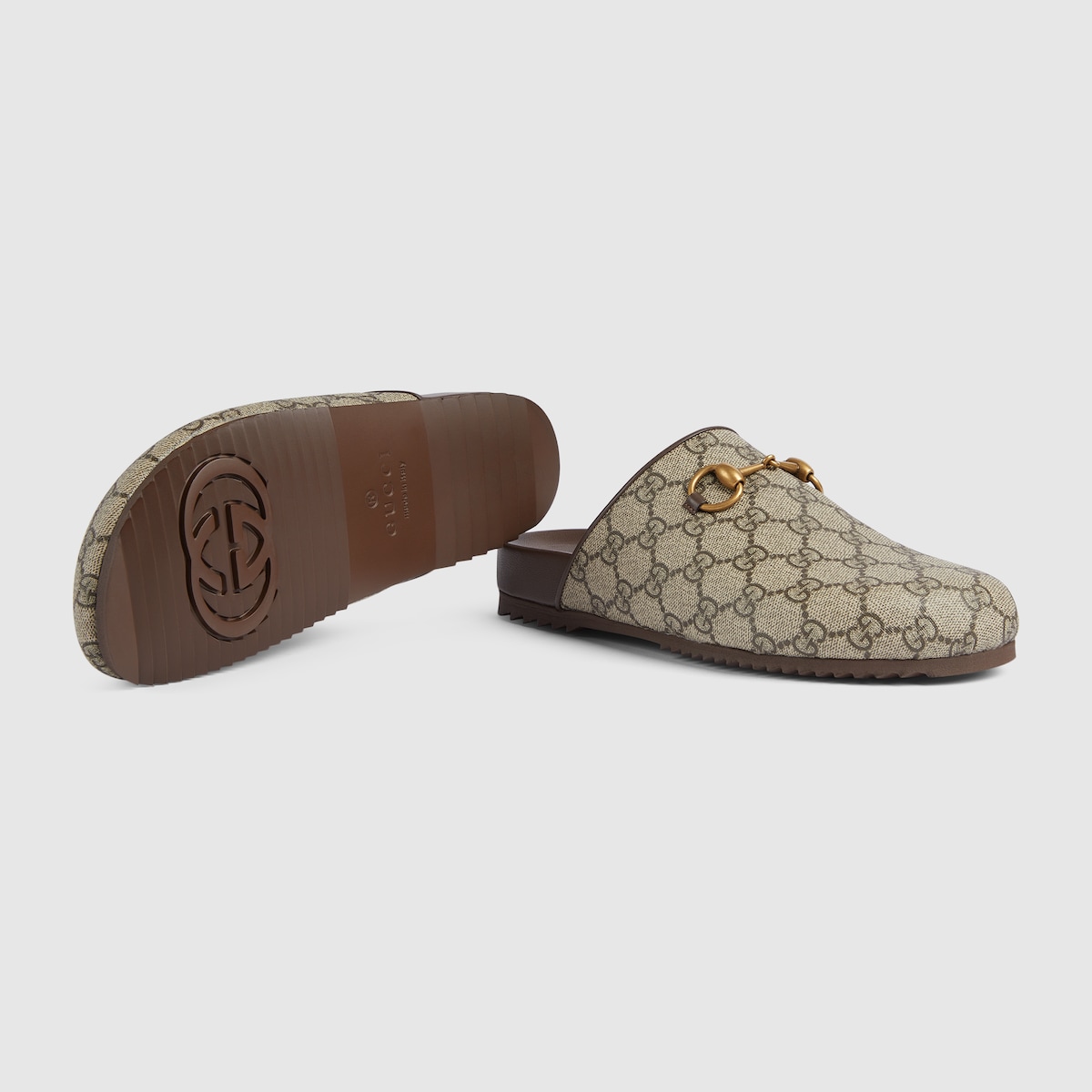 Women's mule with Horsebit in GG Supreme | GUCCI® US