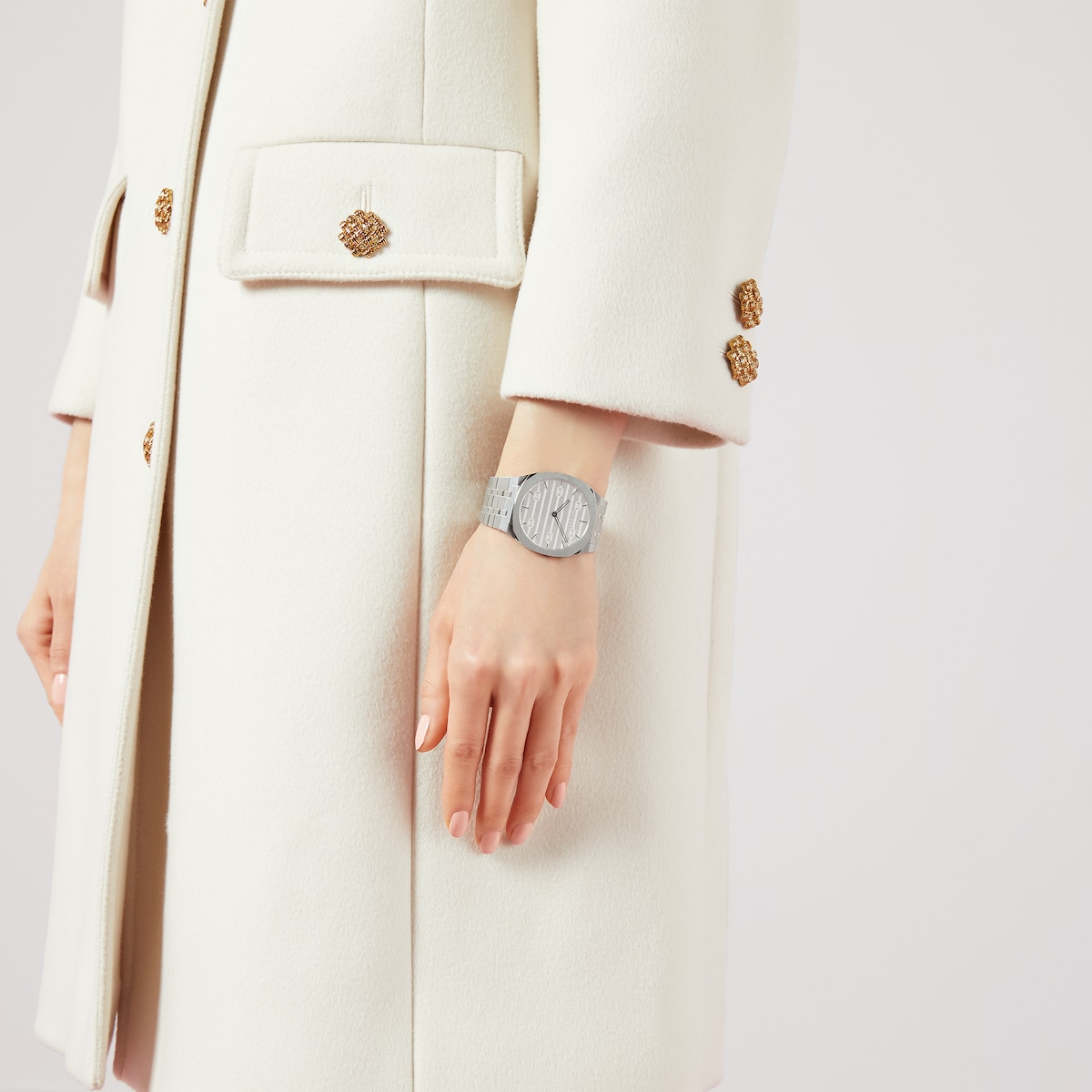GUCCI 25H watch, 38mm in steel | GUCCI® US