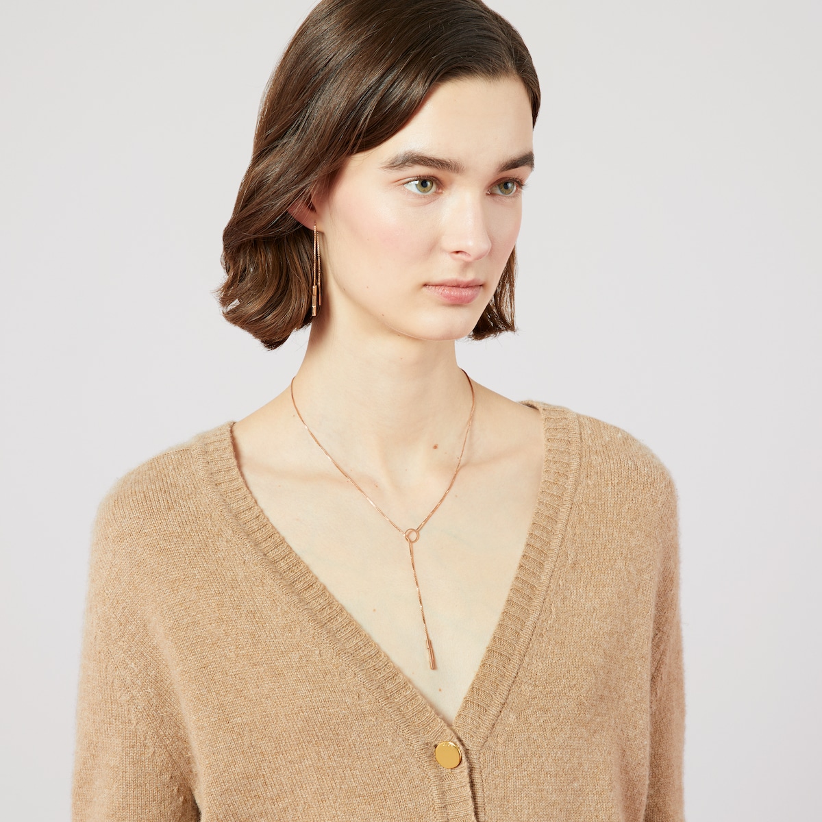 Gucci Link to Love〕ラリアットネックレス 18k ゴールド ・18K ピンク