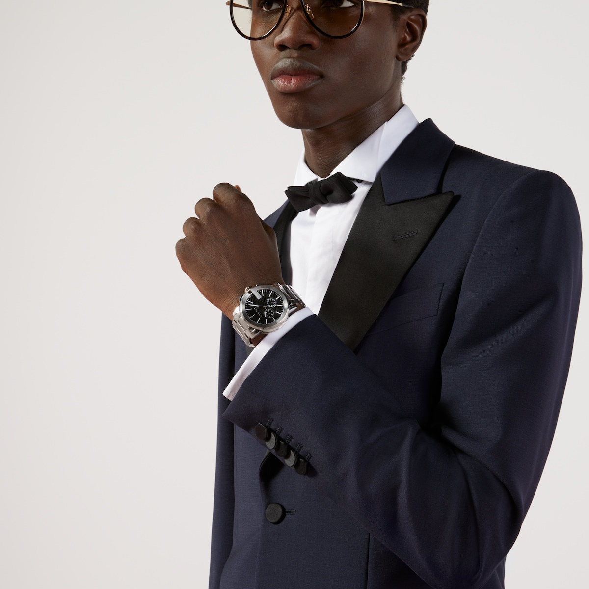 G-クロノ〕ラージウォッチ(44mm) ・ステンレススチール | GUCCI公式