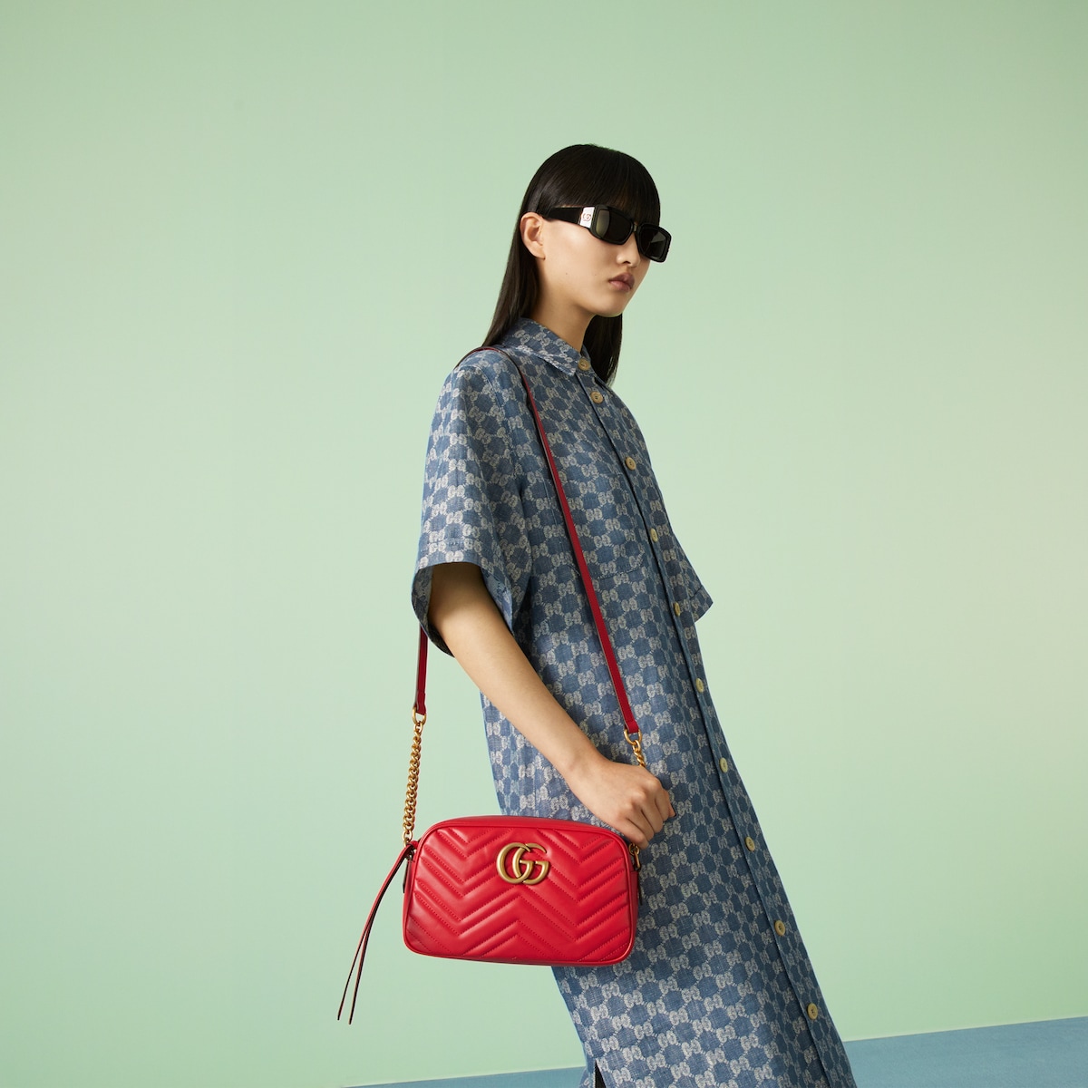 BOSS様専用 美品 GUCCI ショルダーバッグ GG 希少品デザイン - バッグ