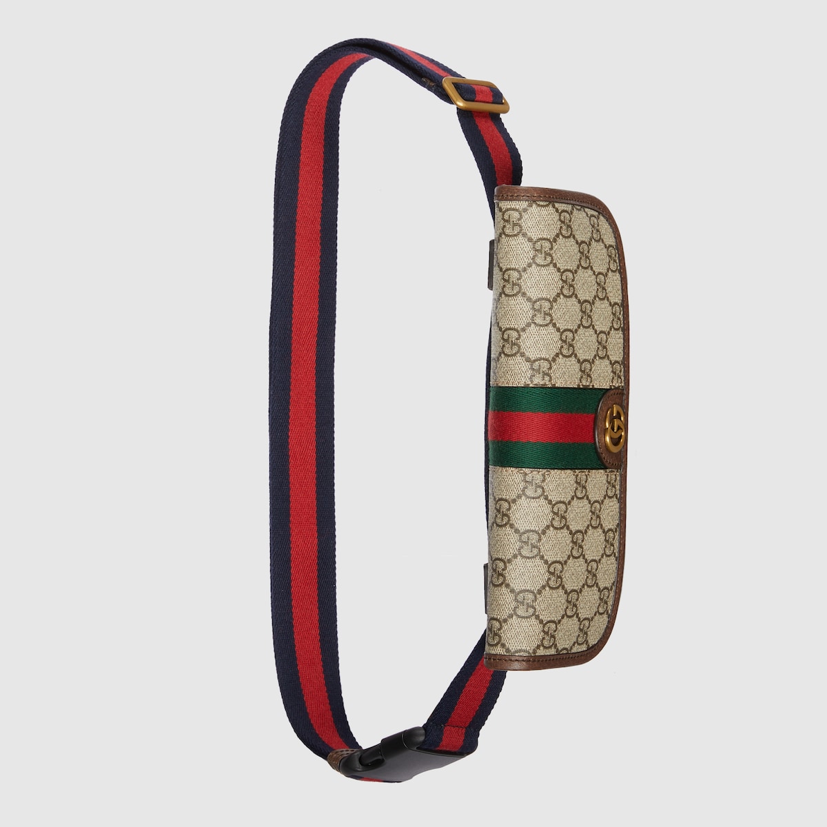 Ophidia small belt bag in beige and ebony Supreme | GUCCI® US
