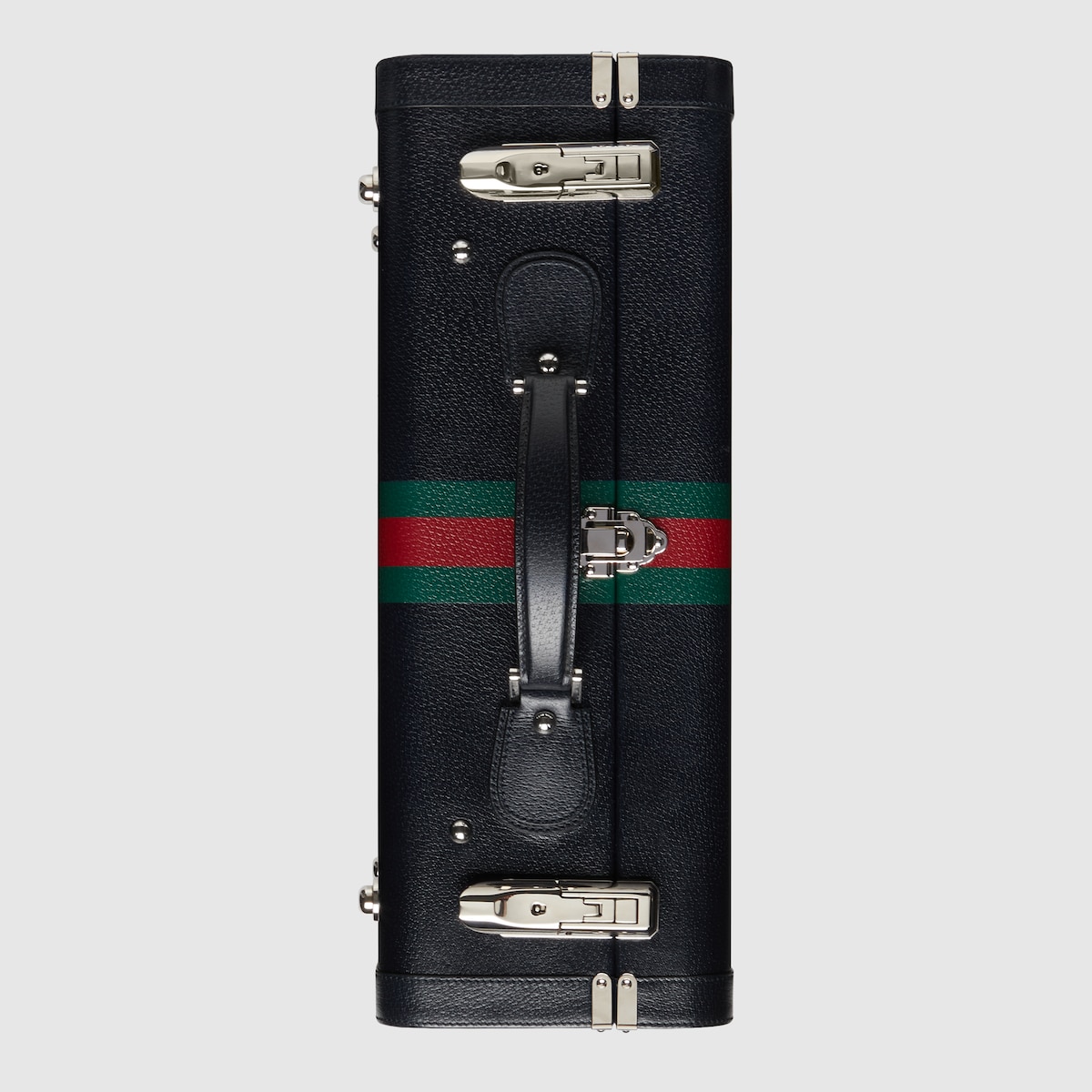 Gucci Savoy medium suitcase in dark blue leather | GUCCI® SI