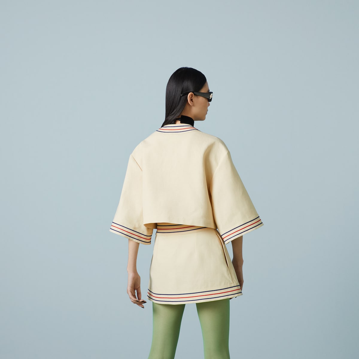 stone  24aw コットンストレッチ ジップシャツ STONE ISLAND 24AWモデル ストーンアイランド バッジワッペン