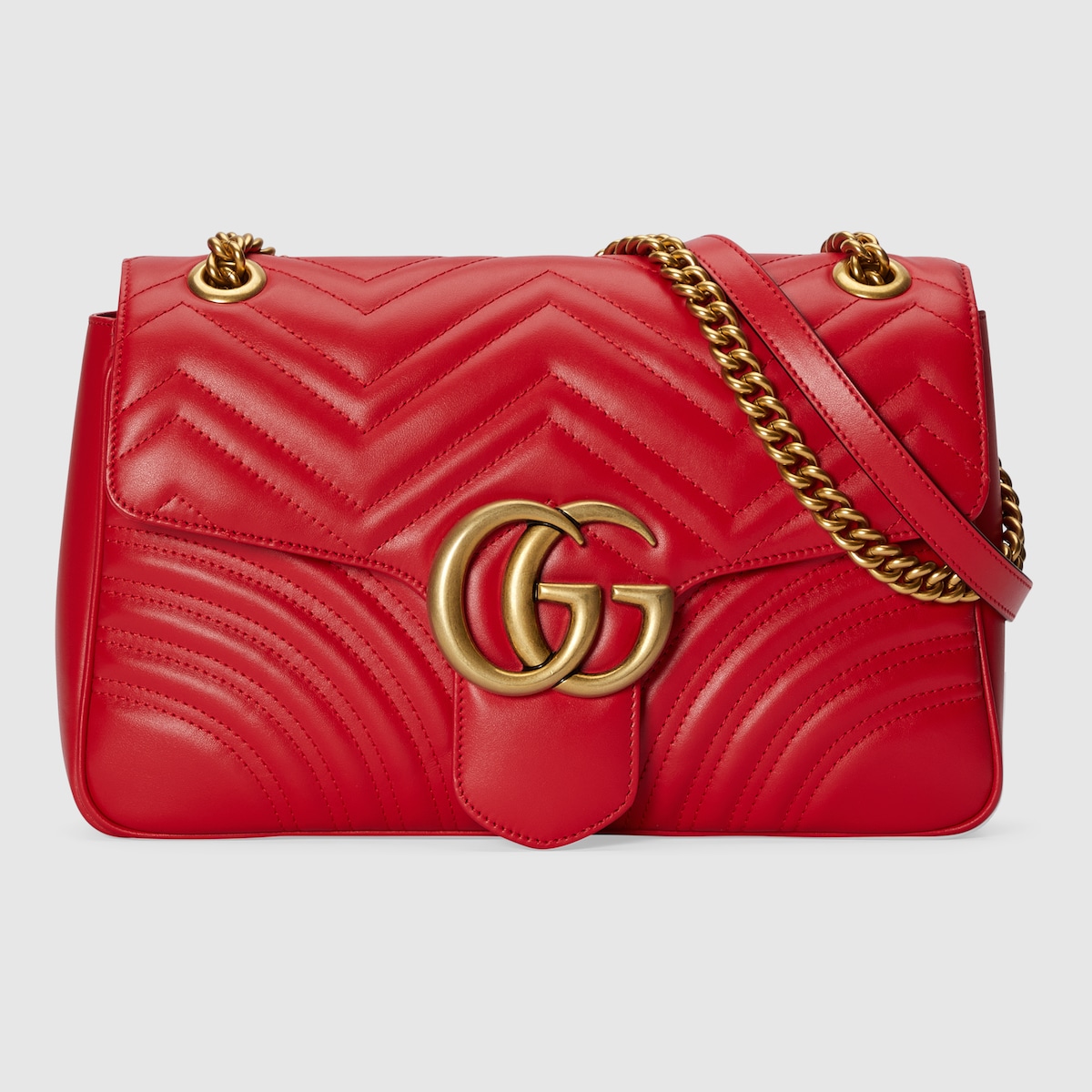 Gucci marmont red medium new arrivals