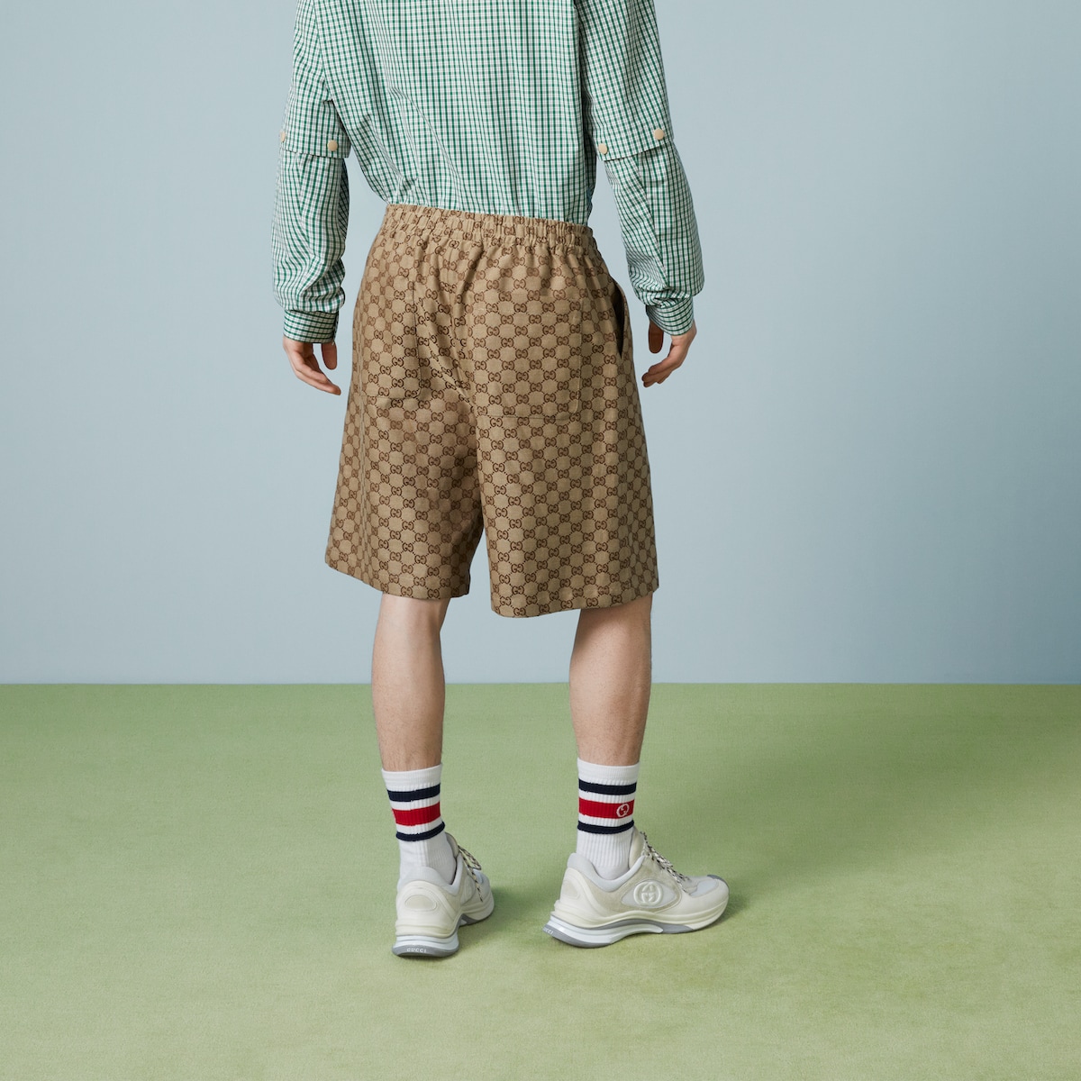 【MASAYA様限定】GUCCI グッチ　シャツ　ハーフパンツ　セットアップ MASAYA様限定】GUCCI グッチ シャツ ハーフパンツ セットアップ