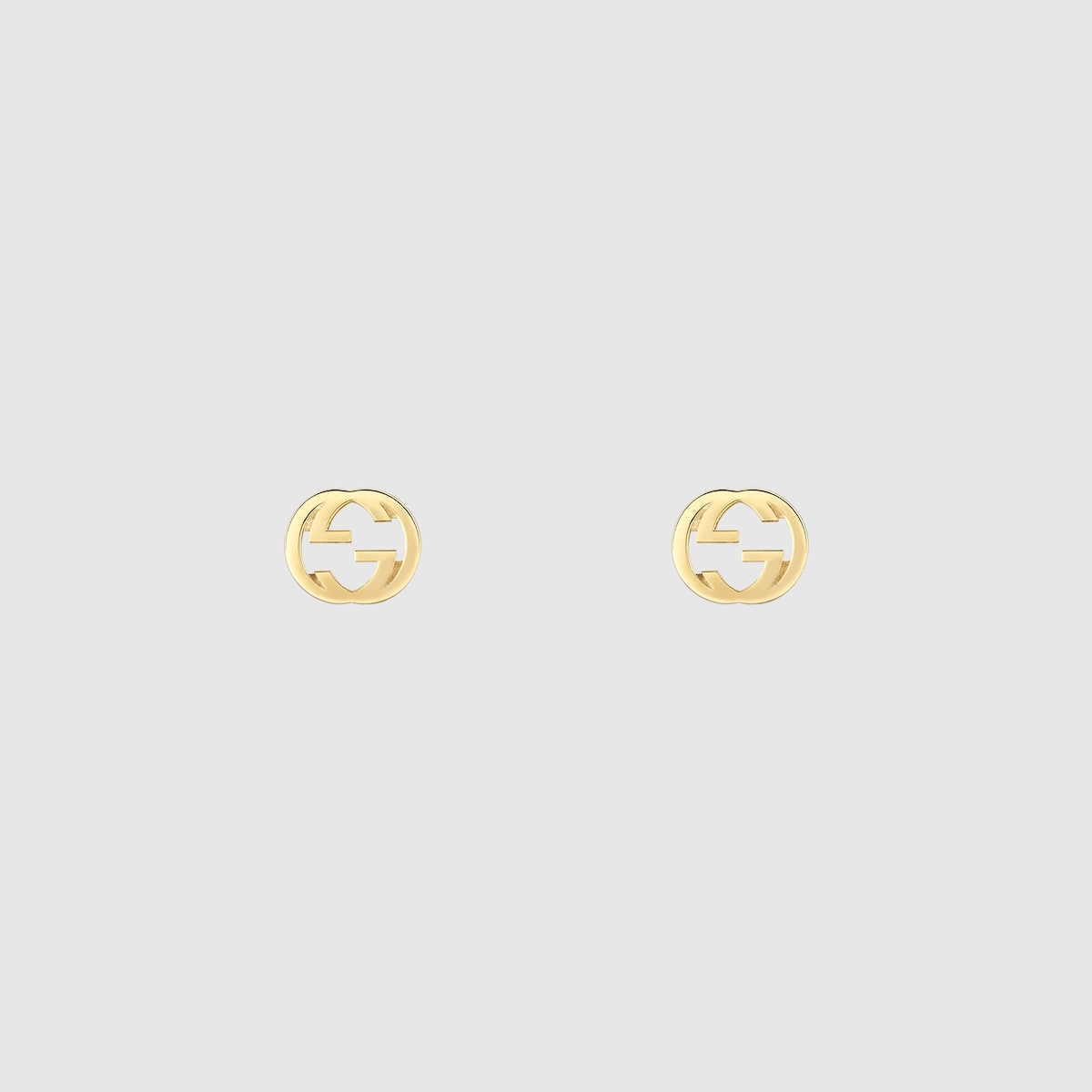 Pendientes De Tuerca En Forma De X De Oro Amarillo De