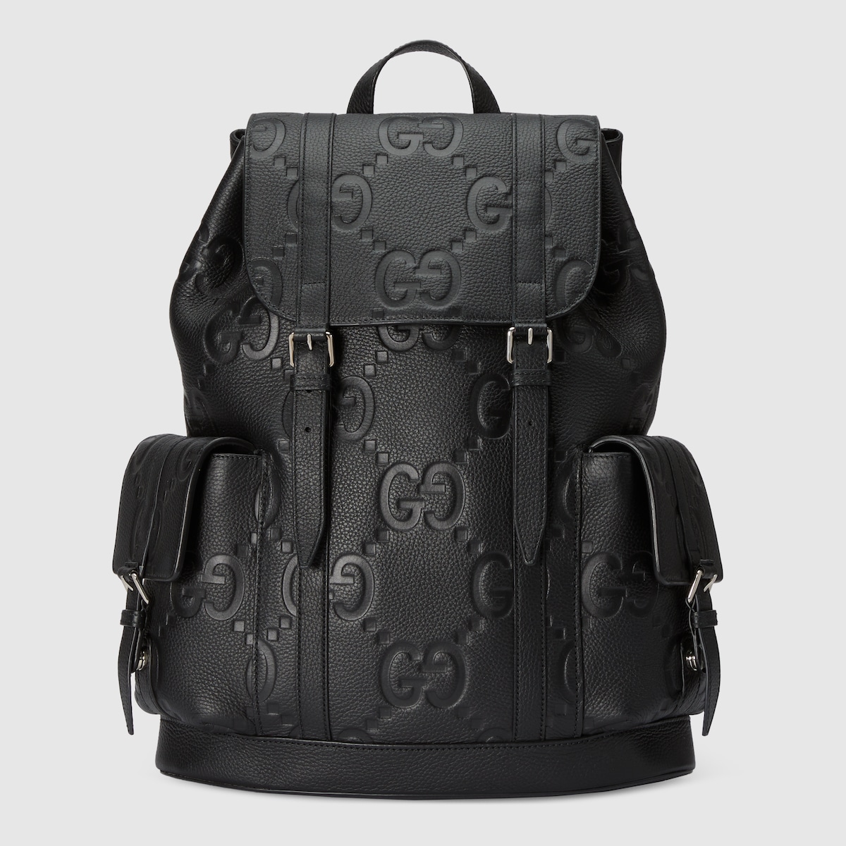 ジャンボ GG ラージ バックパックブラック レザー | GUCCI公式