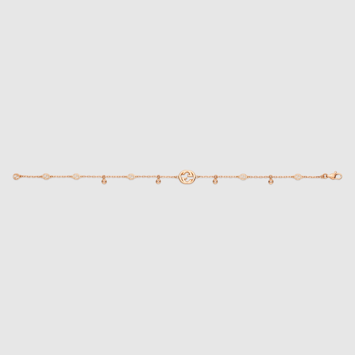 アクセサリー GG Gucci GG Running White Gold Diamond Pavé Stud Earrings 1