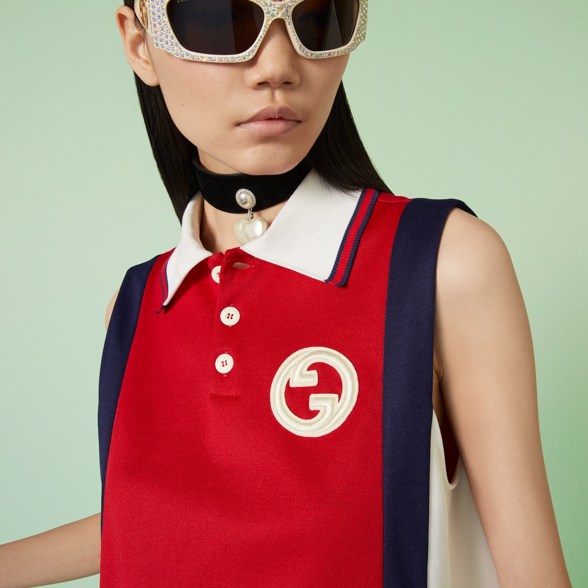 Gucci technical jersey dress hotsell