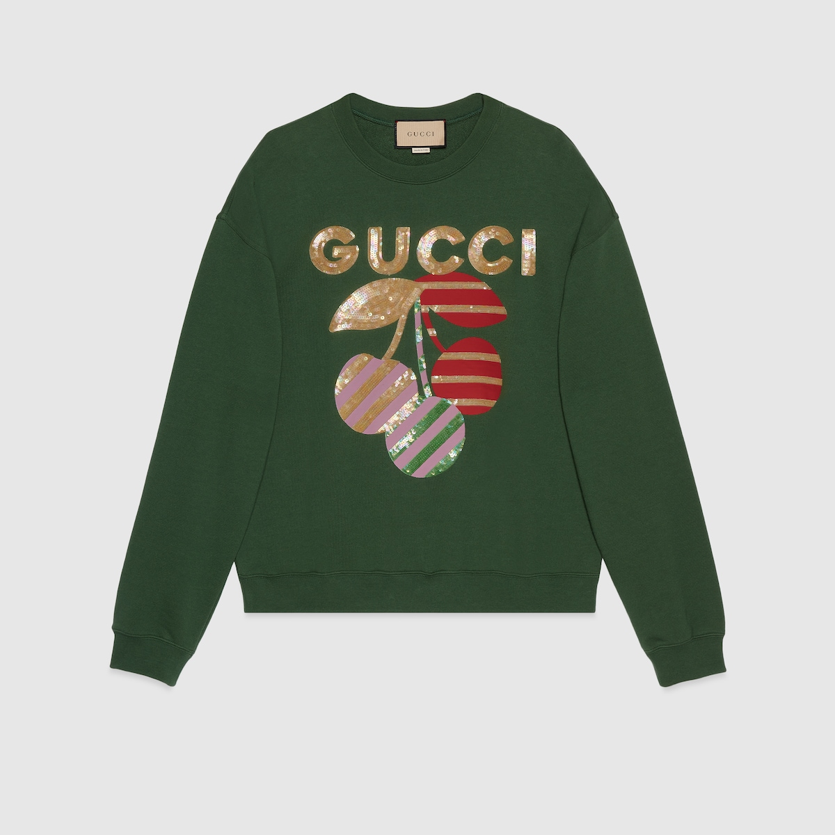 Green cheap gucci sweatshirt