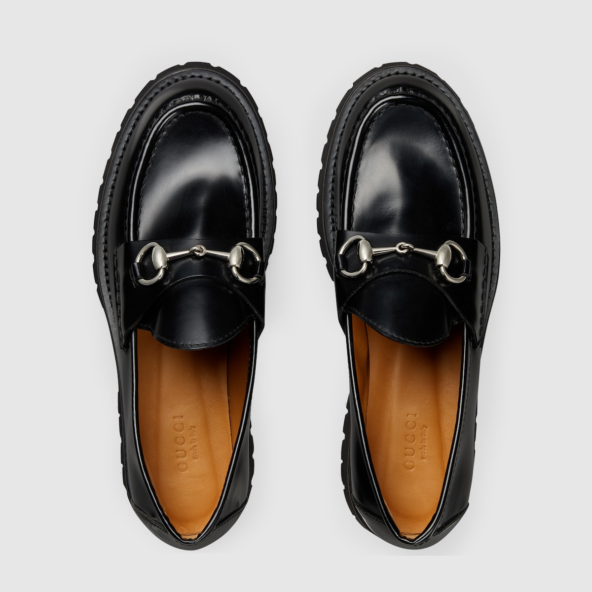 Women s loafer with Horsebit in black leather GUCCI Canada
