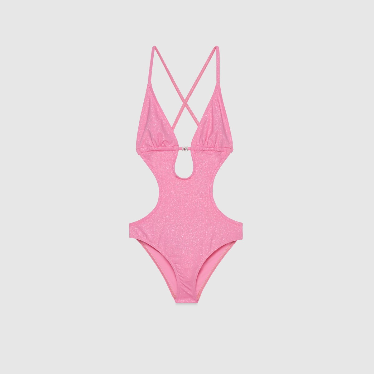 Sparkling jersey swimsuit in pink GUCCI® TR