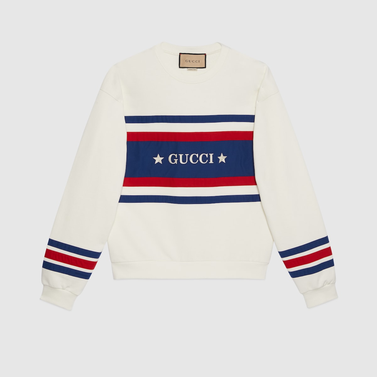 Gucci stamp shop cotton sweatshirt