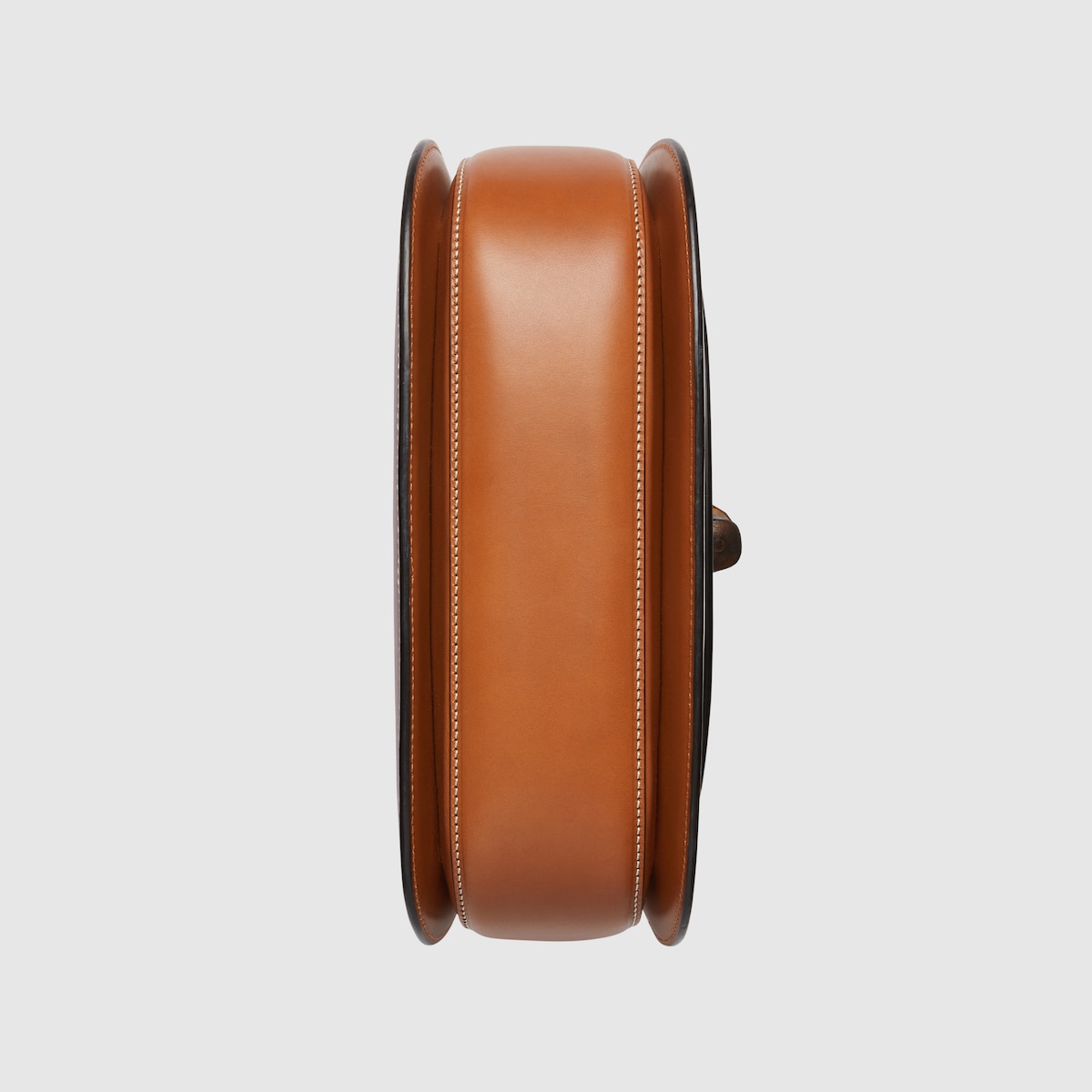 グッチ バンブー 1947〕ミディアムバッグ ・ブラウン レザー