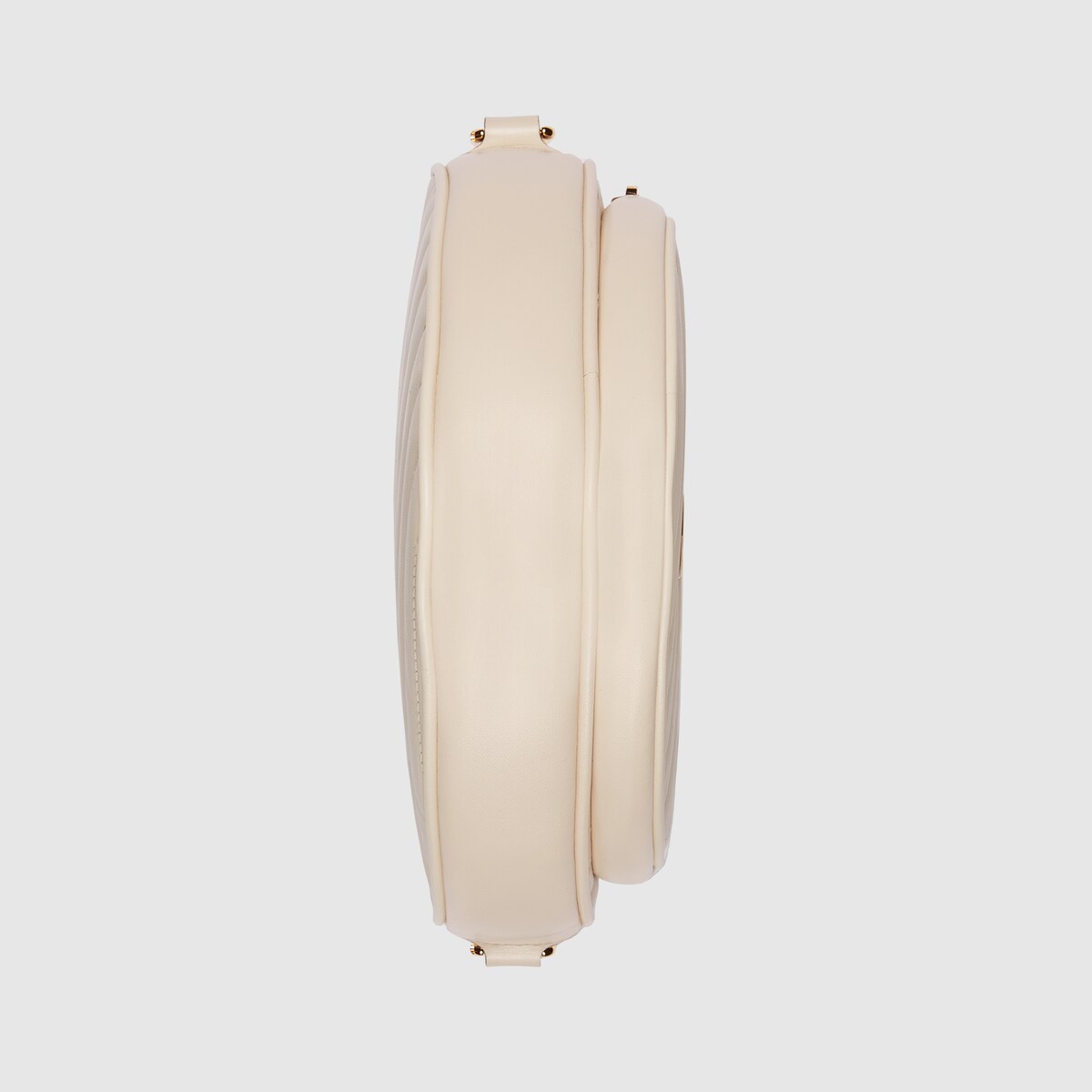 Mini-Schultertasche in Herzform mit GG in weißes Leder | GUCCI® DE