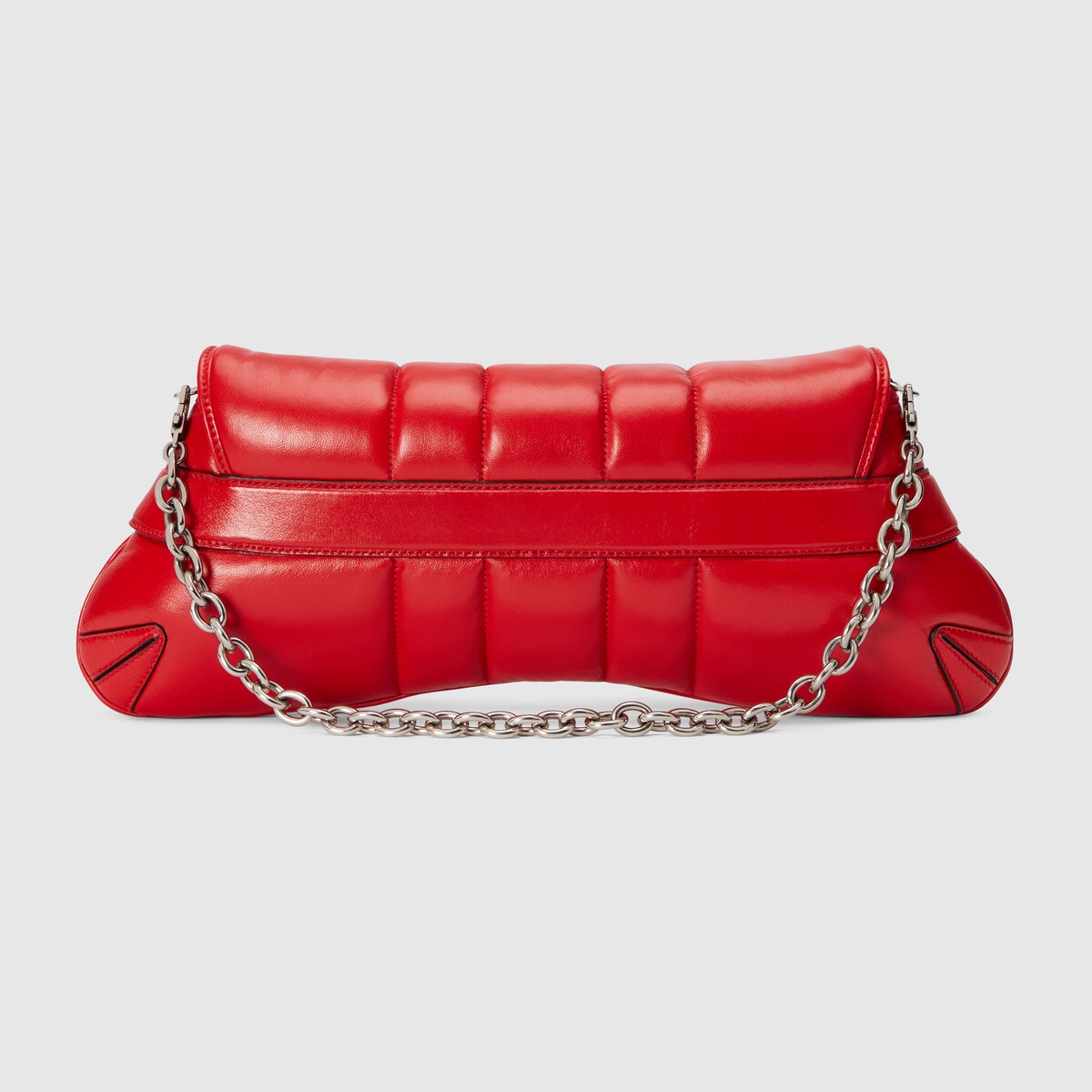 Red gucci bag store with gold chain