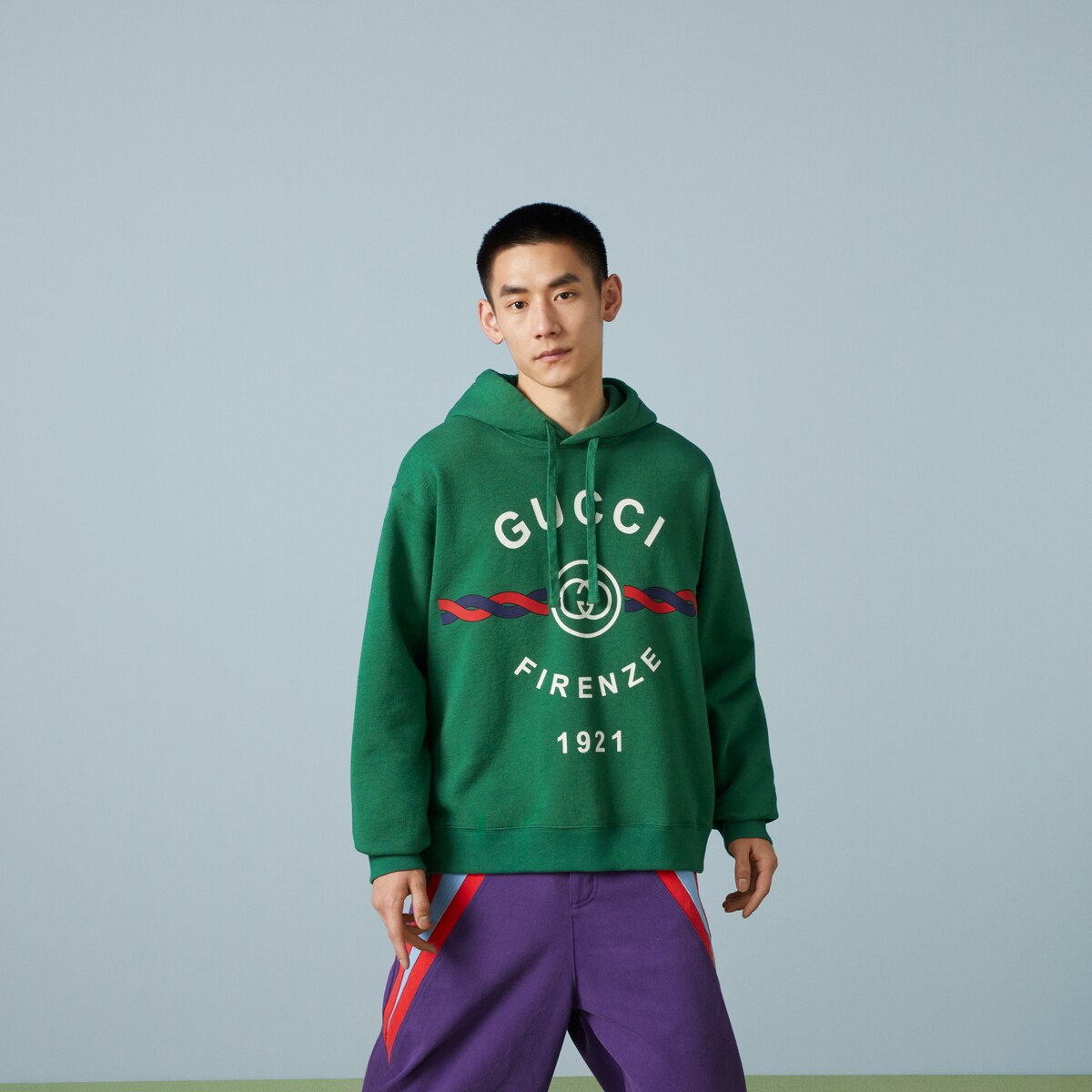 Gucci green sweatshirt outlet