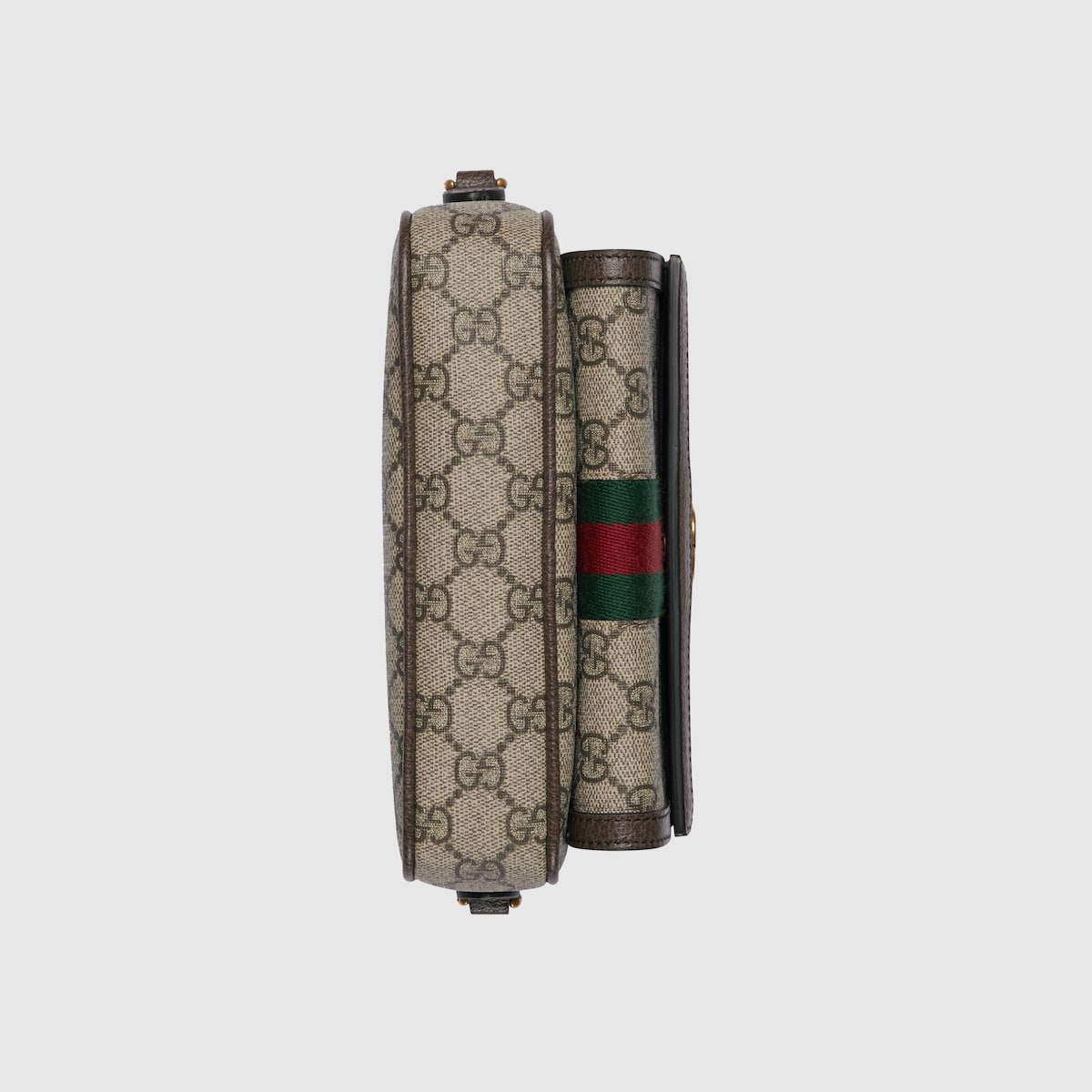 Ophidia mini bag in beige and ebony Supreme | GUCCI® ZA
