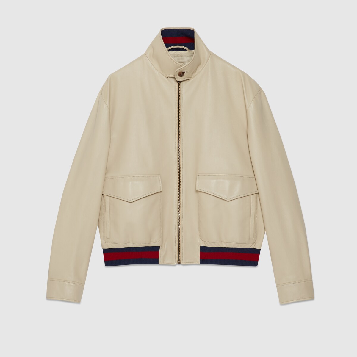 Gucci leather jacket mens best sale