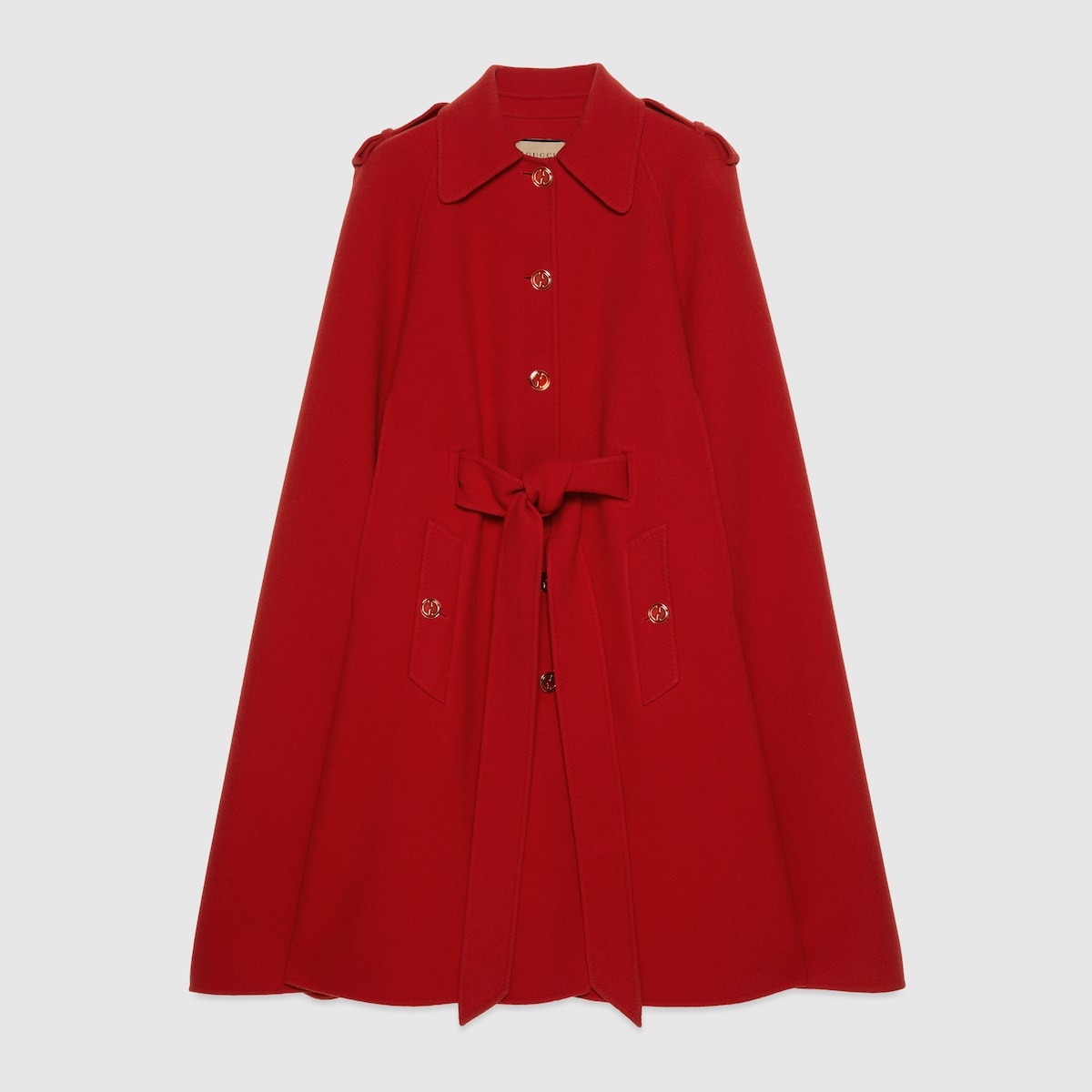 Red cape hot sale coat womens