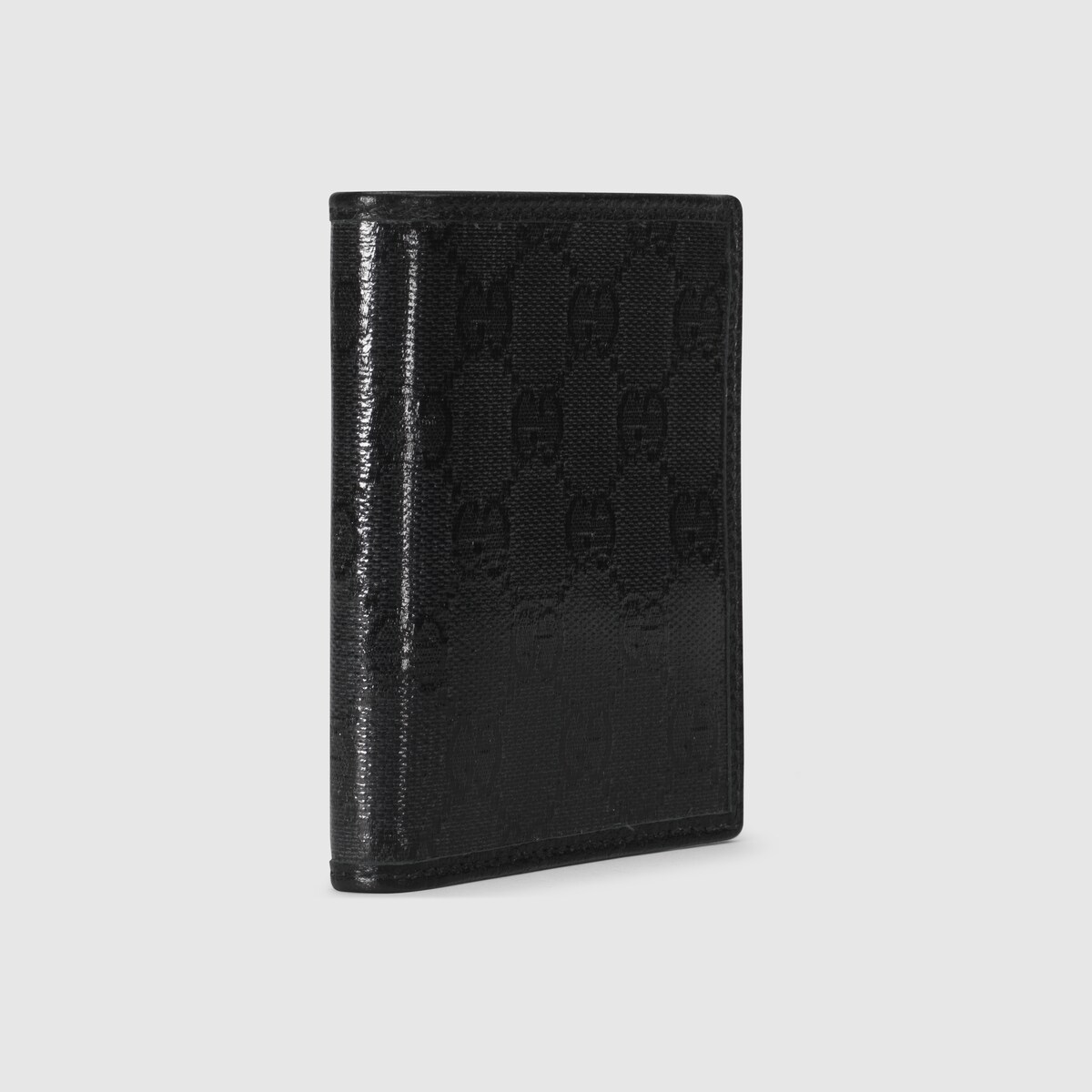 GG Crystal bifold wallet in black GG Crystal canvas GUCCI® Australia
