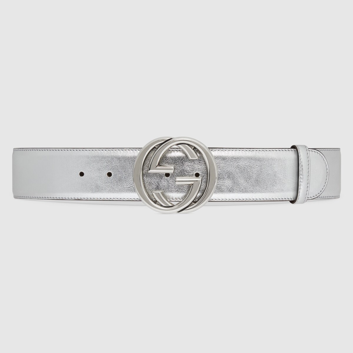 Gucci belt with interlocking cheap g buckle