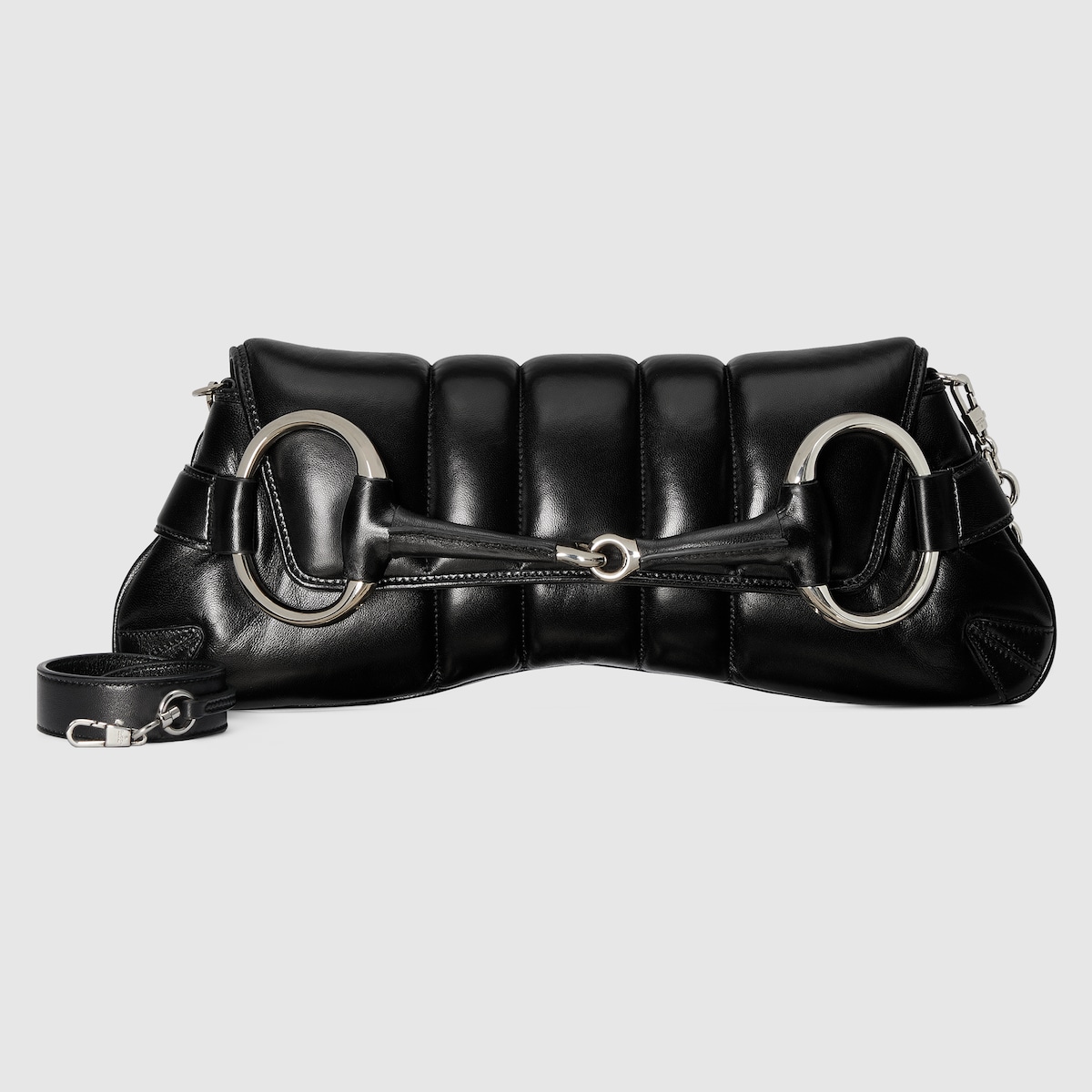 Gucci vintage black leather bag top