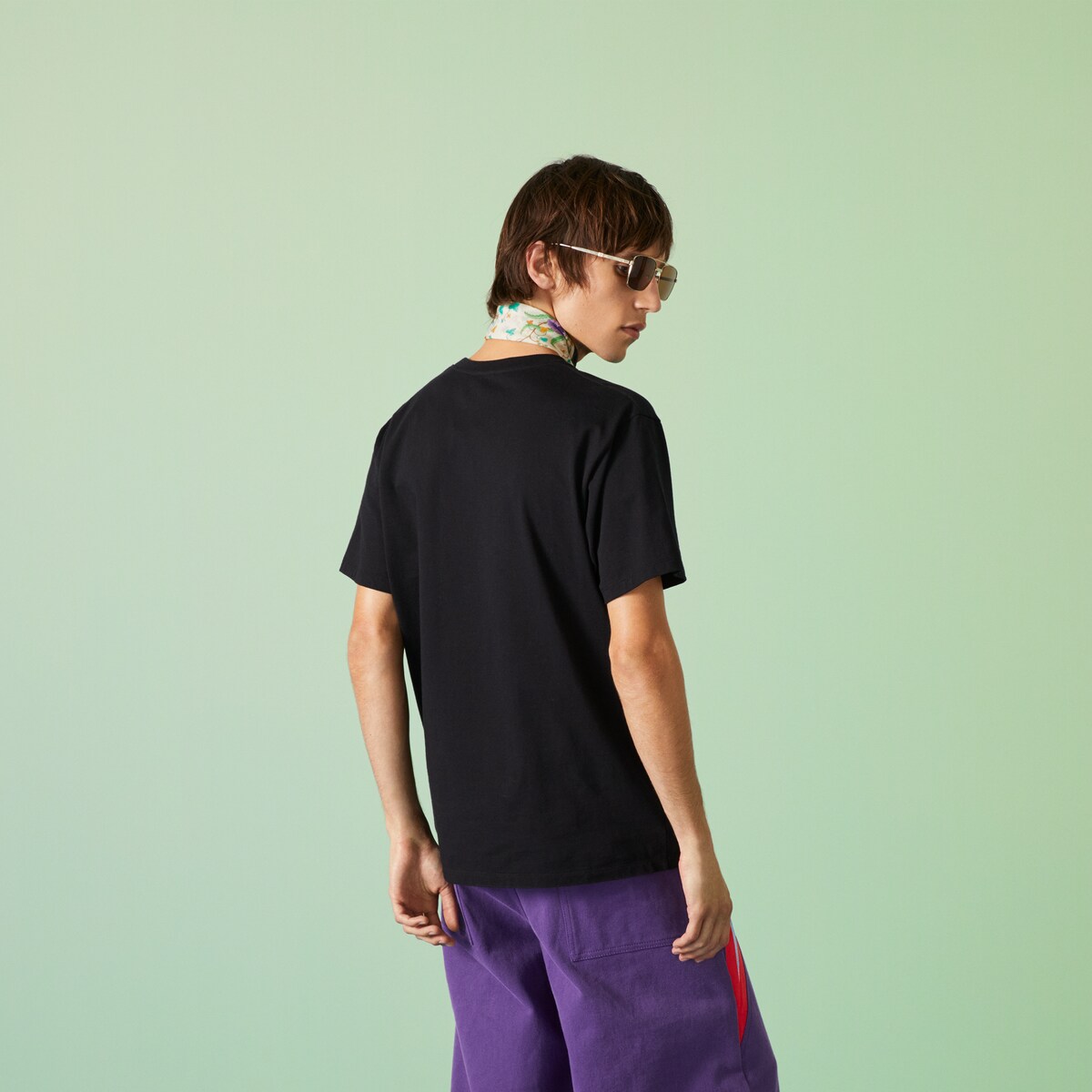 Gucci 25 Print Short Sleeve T-shirt Cotton