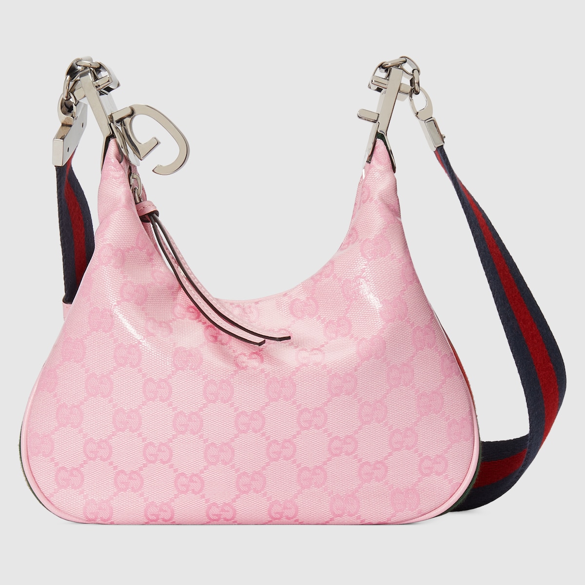 Gucci Attache small shoulder bag in pink GG Crystal canvas GUCCI® NZ